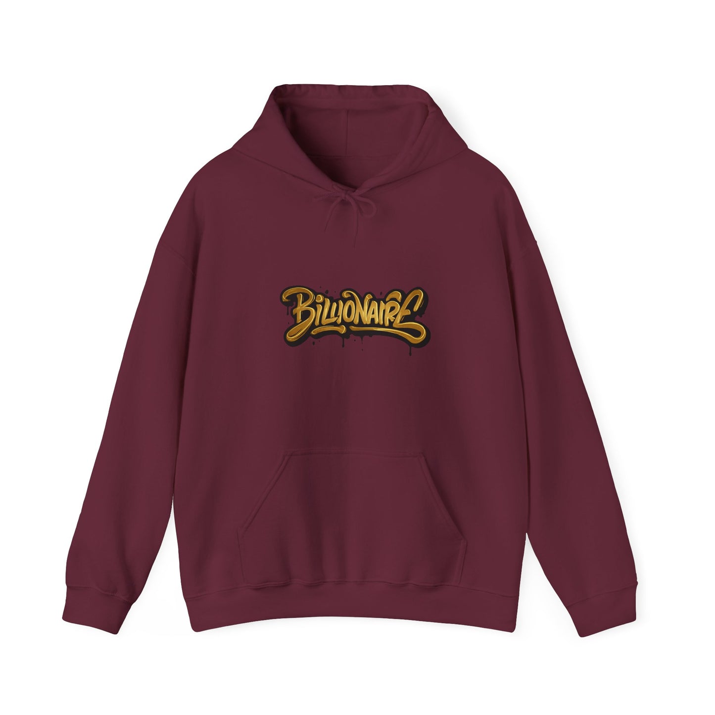 Billionaire Graffiti Hoodie - Urban Art Sweatshirt, Streetwear Fashion, Trendy Casual Wear.