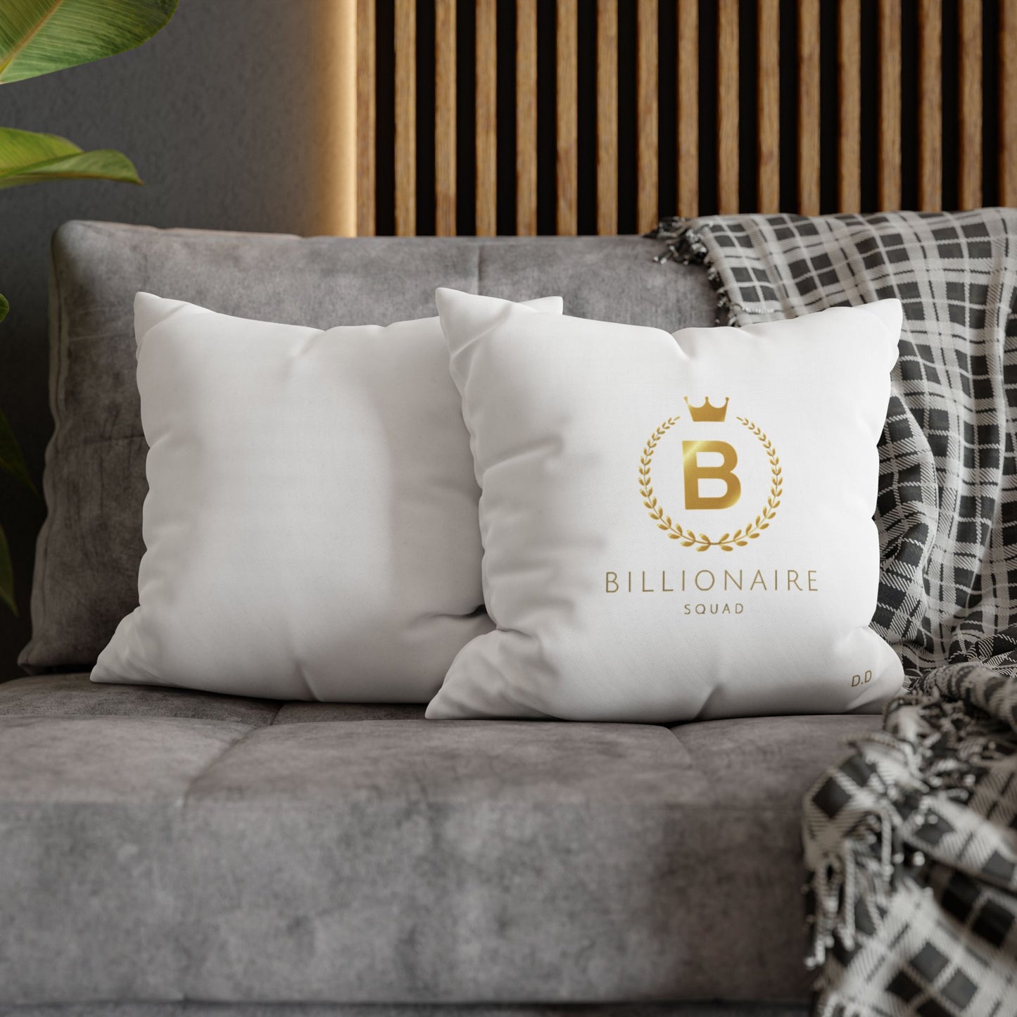 Square Poly Canvas Pillowcase