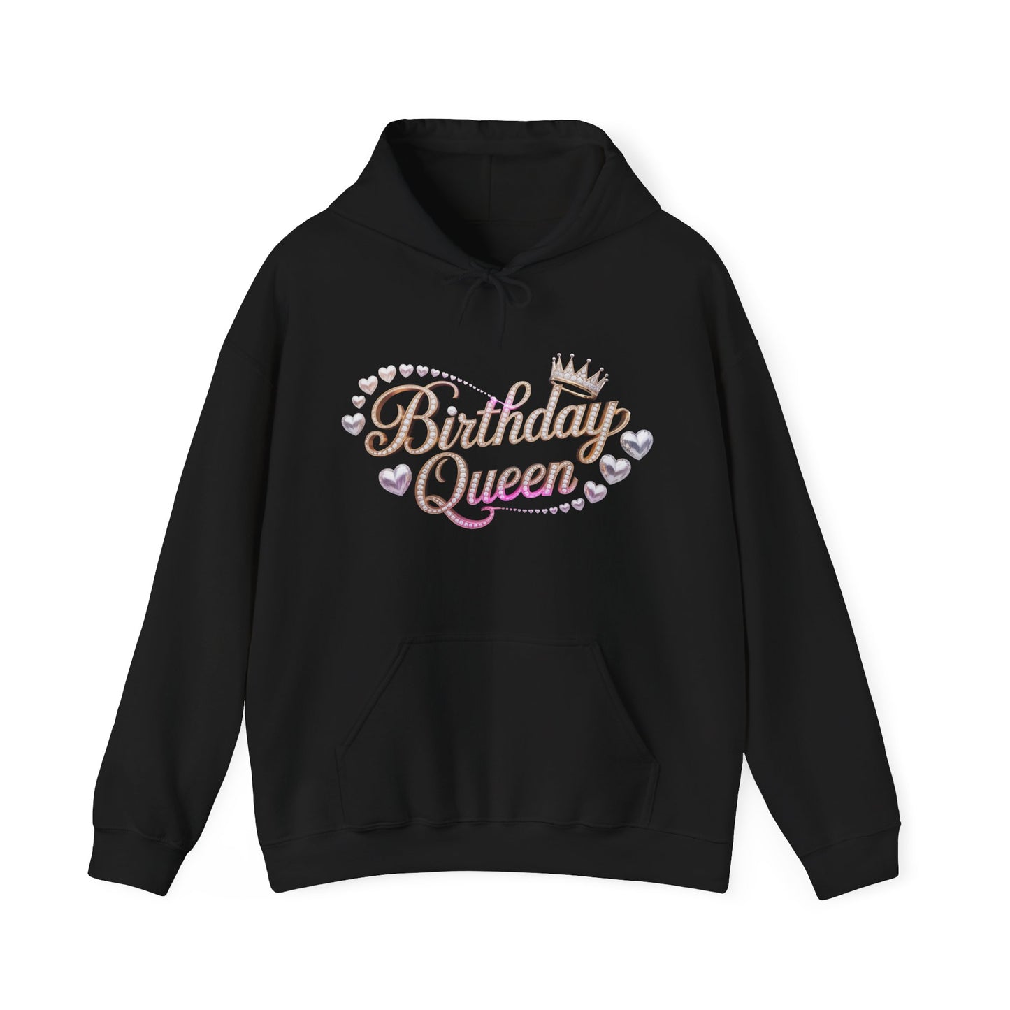 Birthday Queen Hoodie – Perfect for Birthdays, Celebration, Gift for Her, Fun & Cozy Fashion