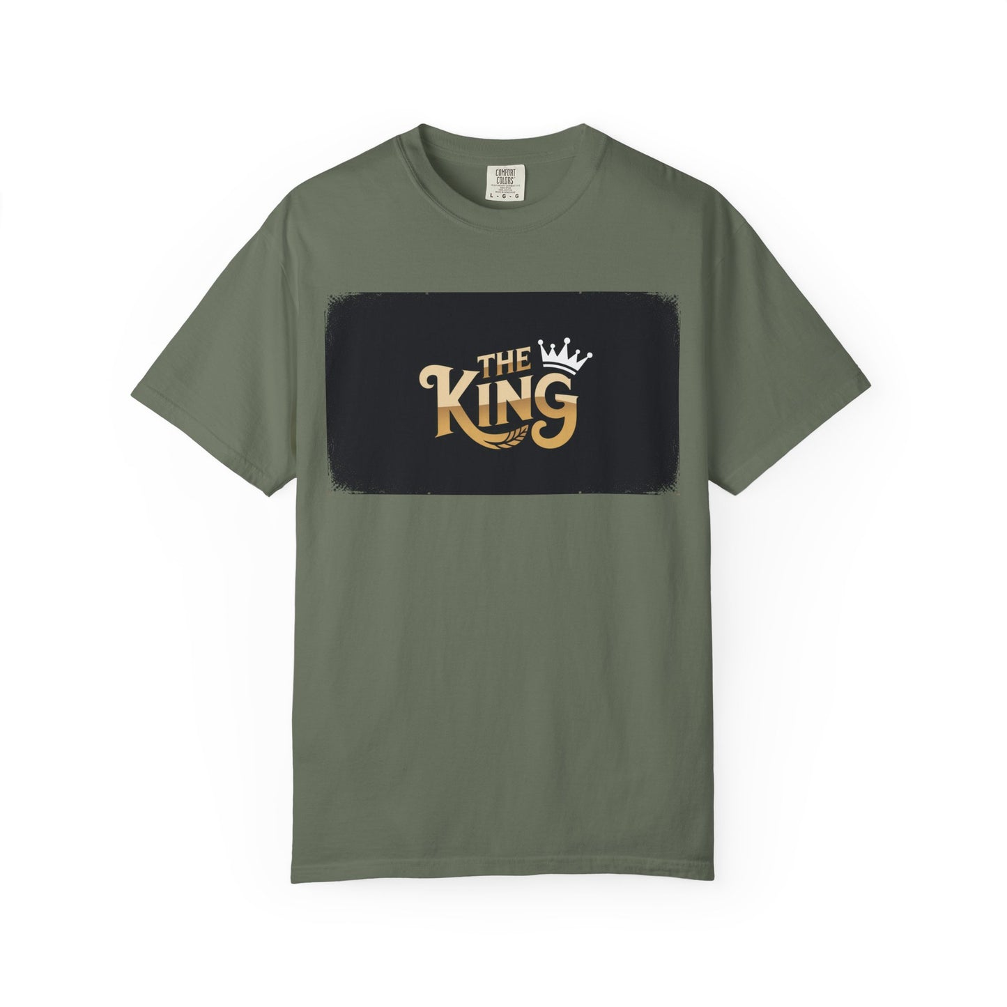 The King Garment-Dyed Unisex T-Shirt - Perfect for Father's Day, Birthdays, Casual Wear, Gifts for Him, Regal Style