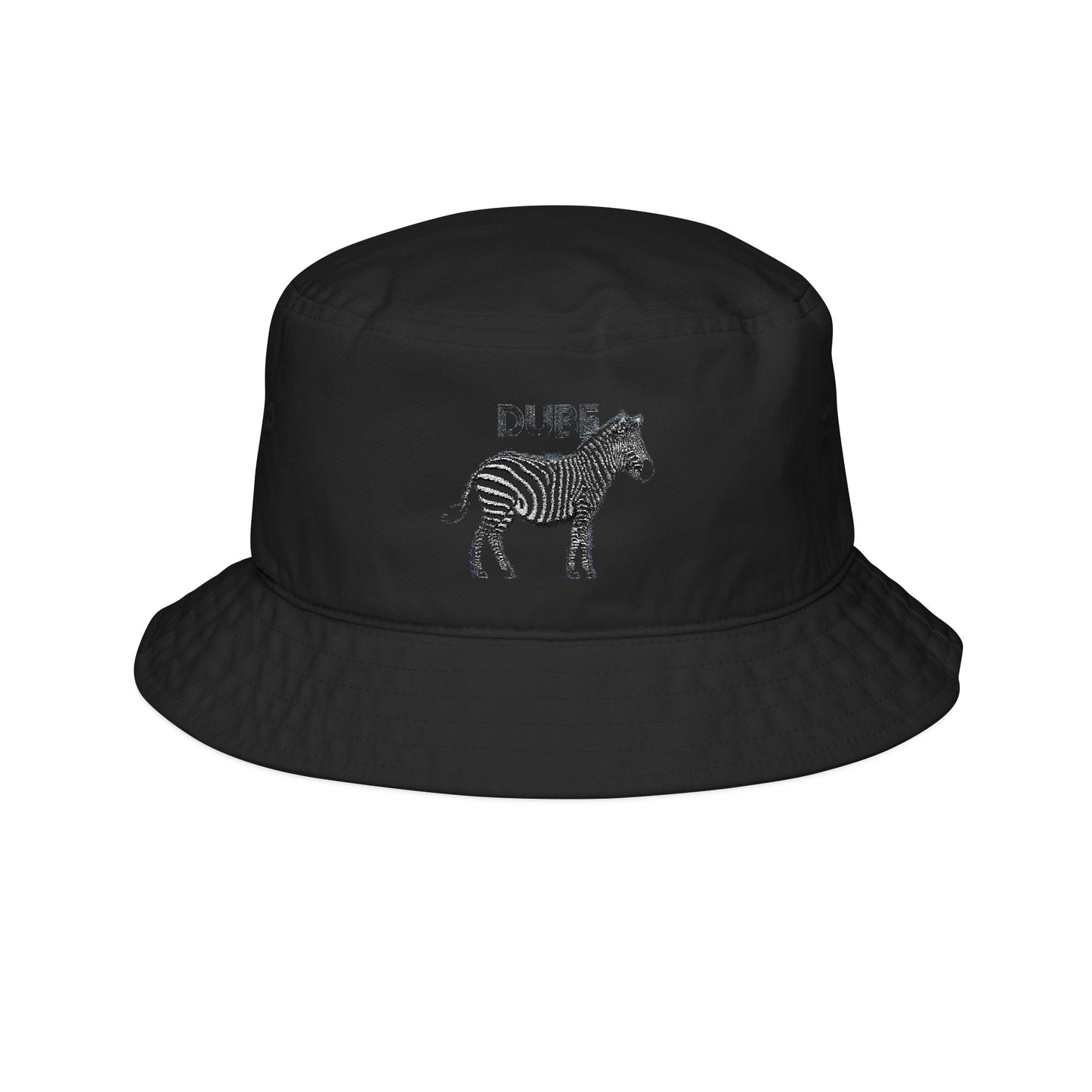 Zebra Embroidered Bucket Hat, Trendy Sun Hat, Graphic Accessories, Summer Outdoor Fashion, Gift for Animal Lovers