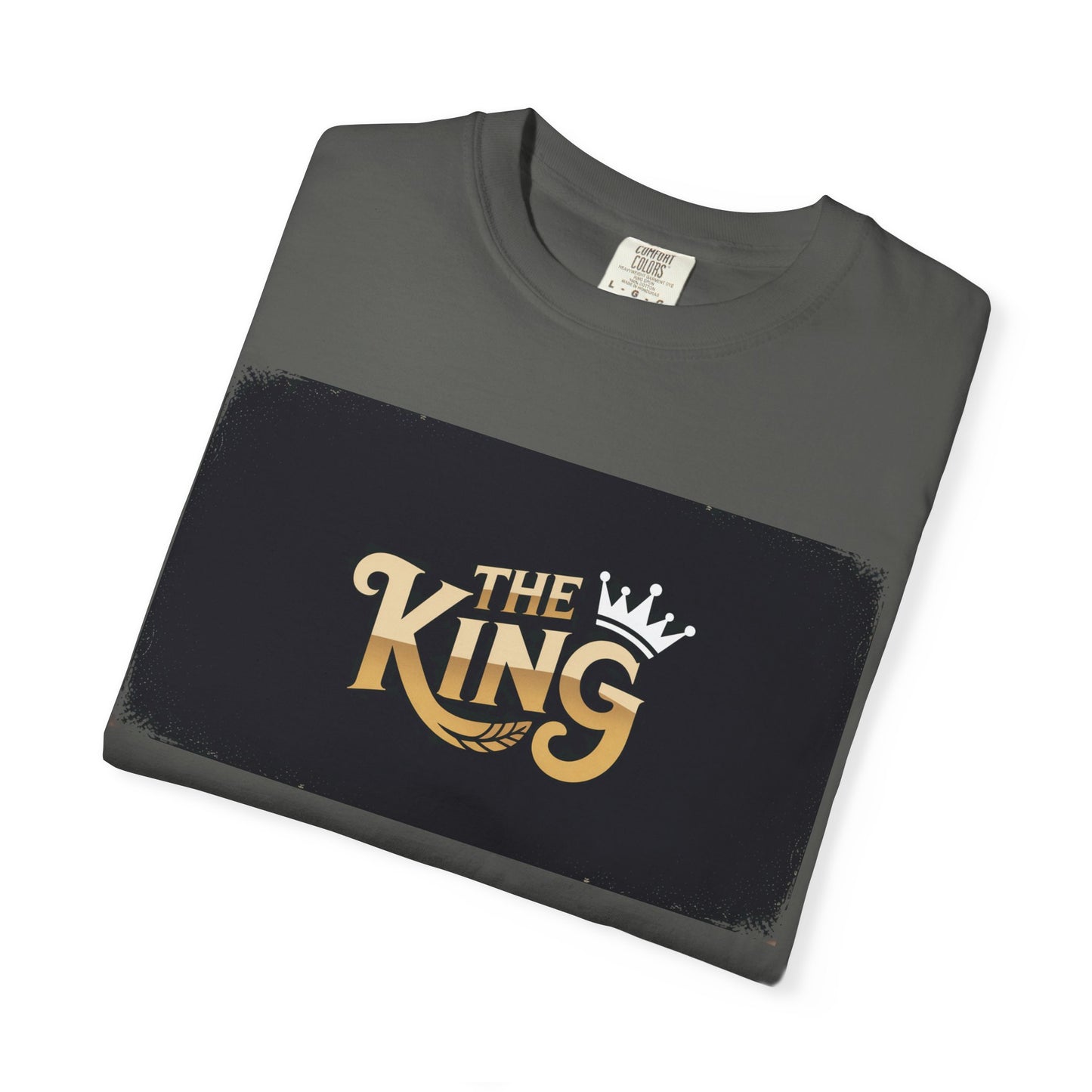 The King Garment-Dyed Unisex T-Shirt - Perfect for Father's Day, Birthdays, Casual Wear, Gifts for Him, Regal Style