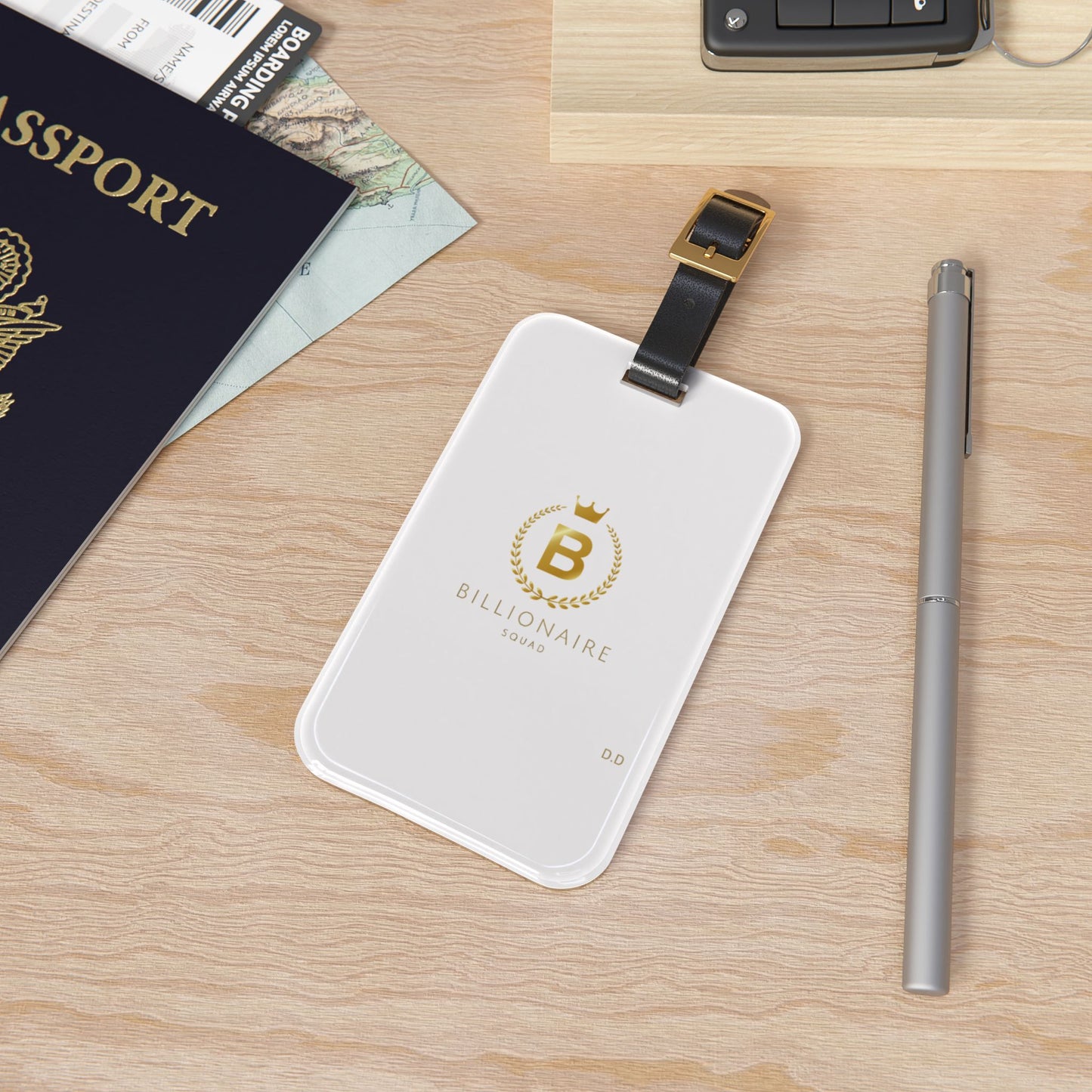 Personalised Acrylic Luggage Tag – Travel in Style & Stay Organised
