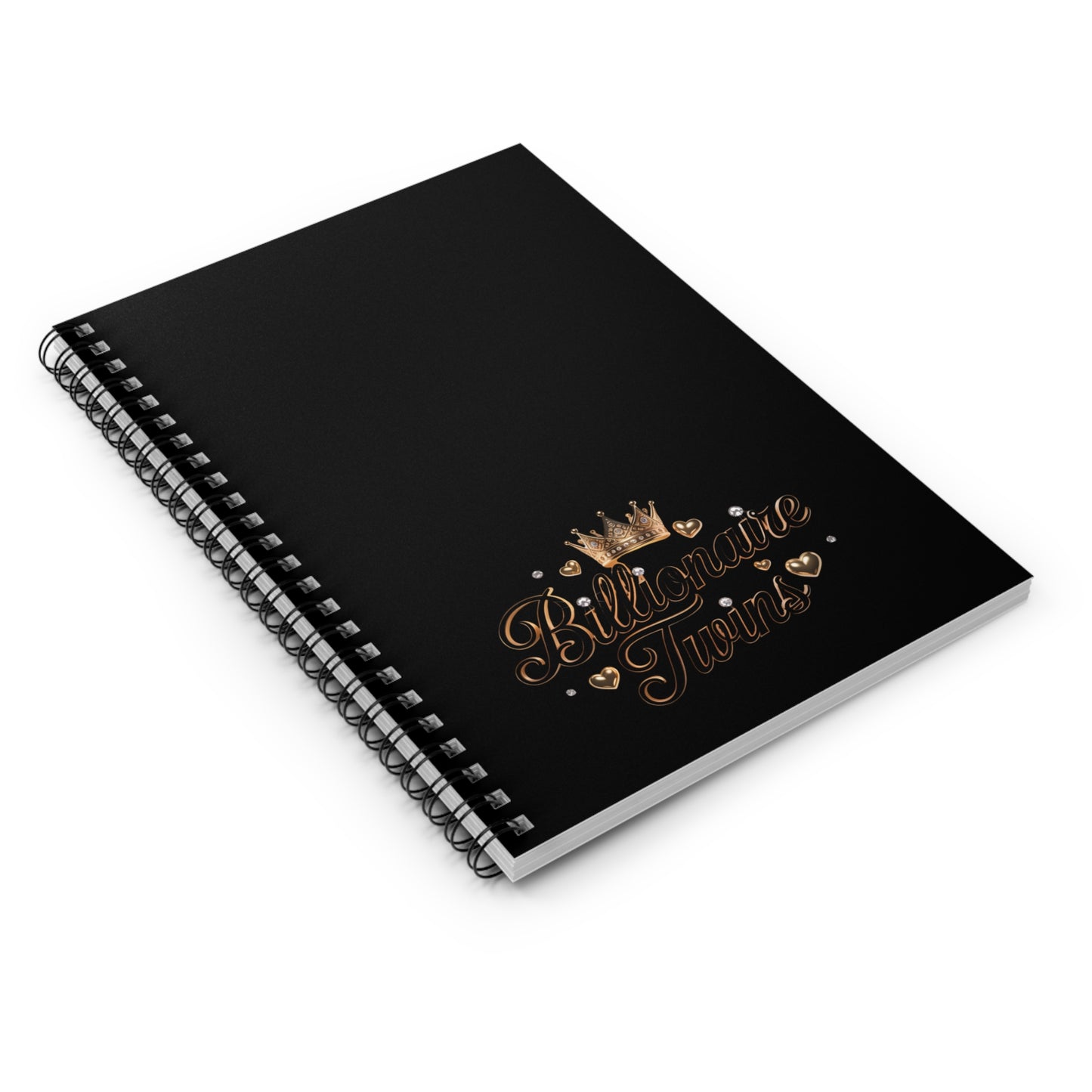 Billionaire Twins Spiral Notebook - Stylish Note-Taking, Perfect for Twins, Gifts, Journals, School Supplies, Creative Writing, Birthday