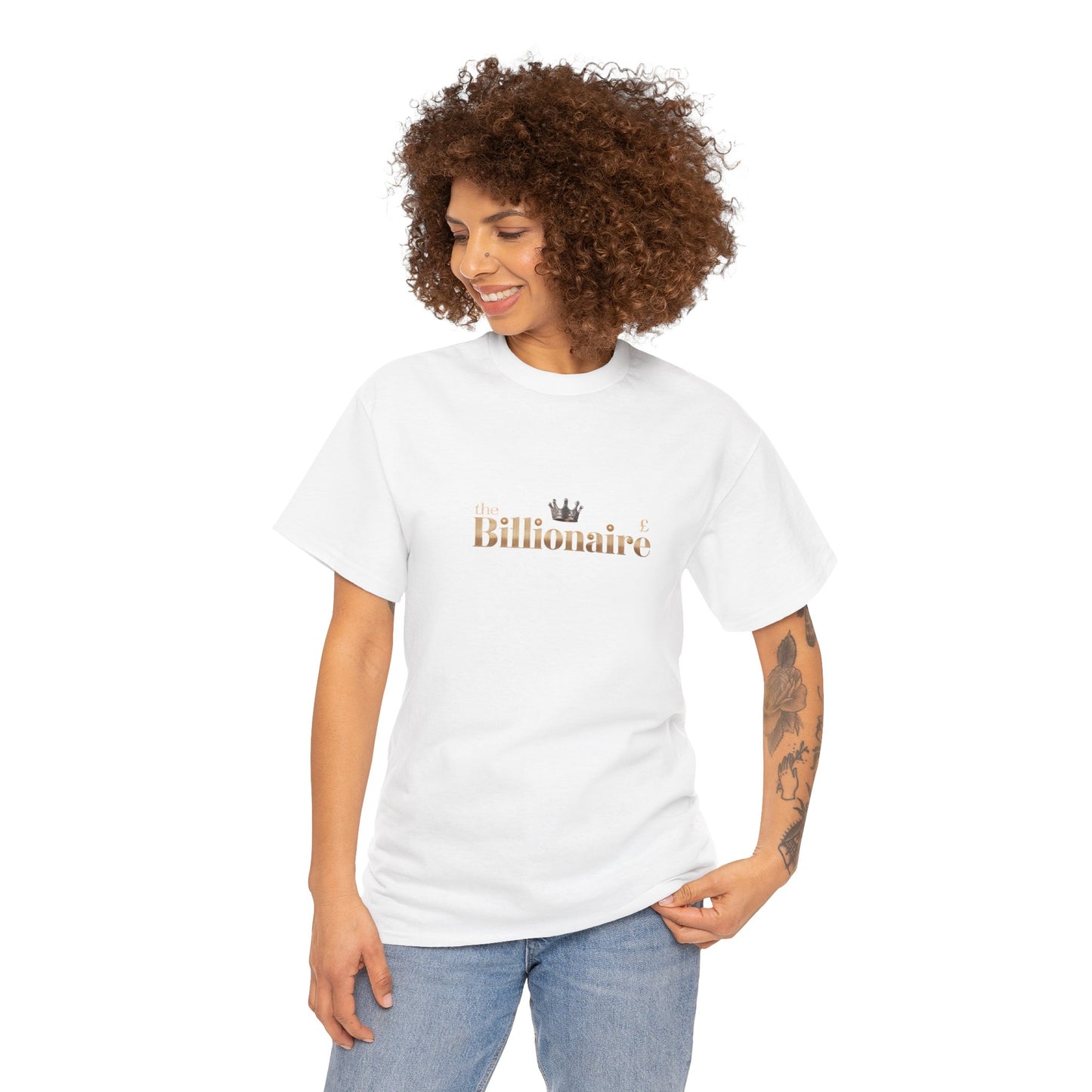 Billionaire Crown Tee | Unisex Cotton Shirt, Casual Wear, Gift for Entrepreneurs, Birthday Present, Fashion Staple