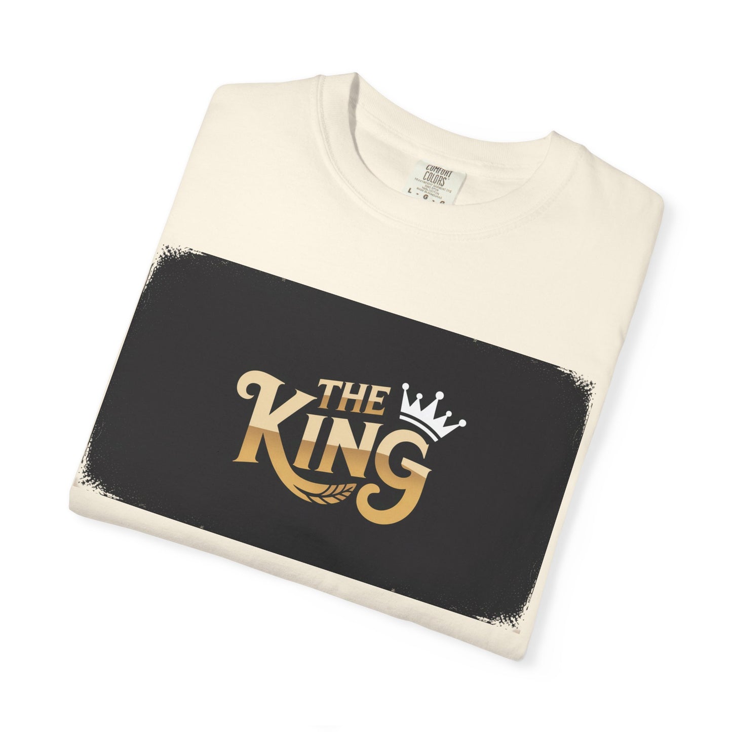 The King Garment-Dyed Unisex T-Shirt - Perfect for Father's Day, Birthdays, Casual Wear, Gifts for Him, Regal Style