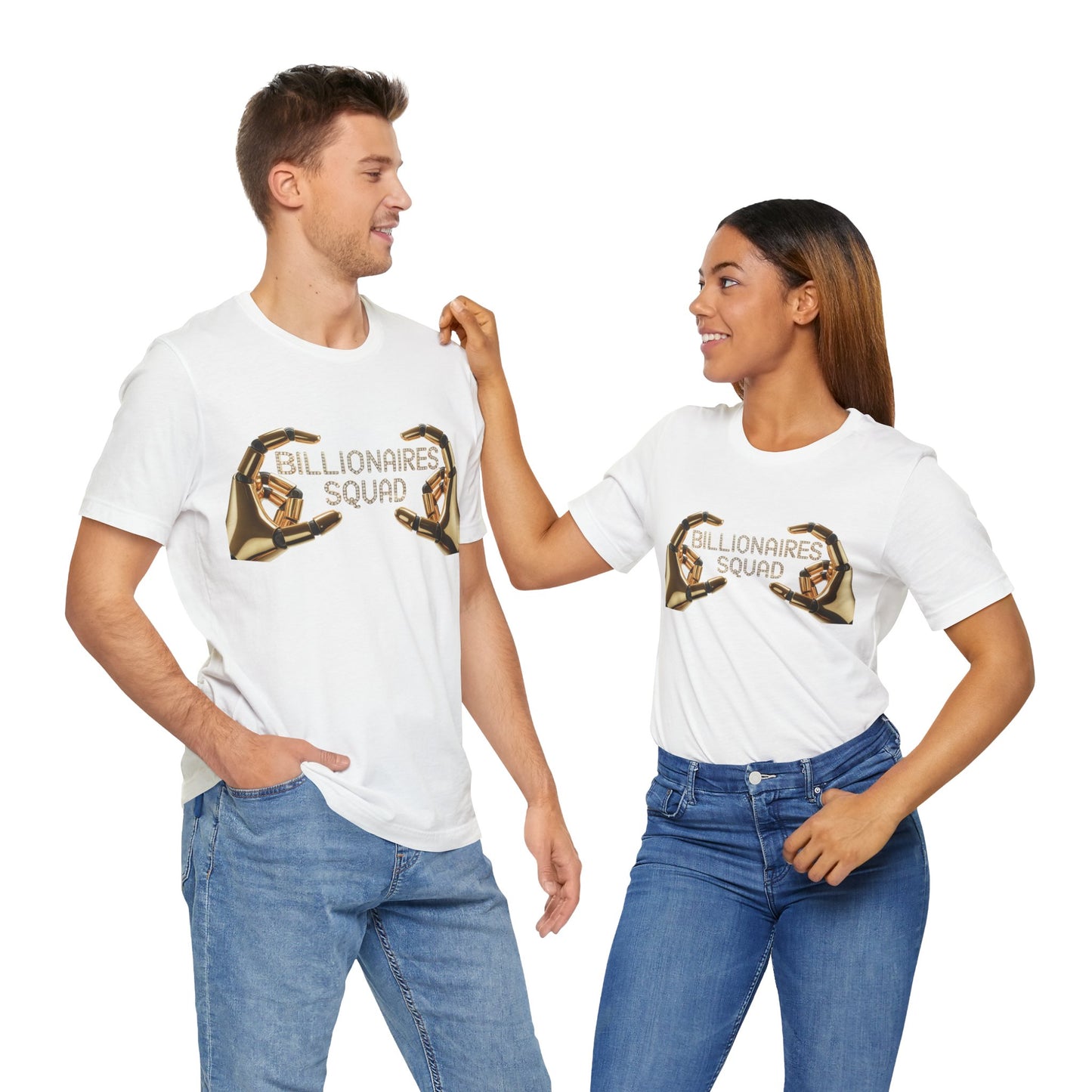 Billionaires Squad Graphic Tee, Unisex Jersey T-Shirt, Casual Wear, Gift for Entrepreneurs, Trendy Streetwear