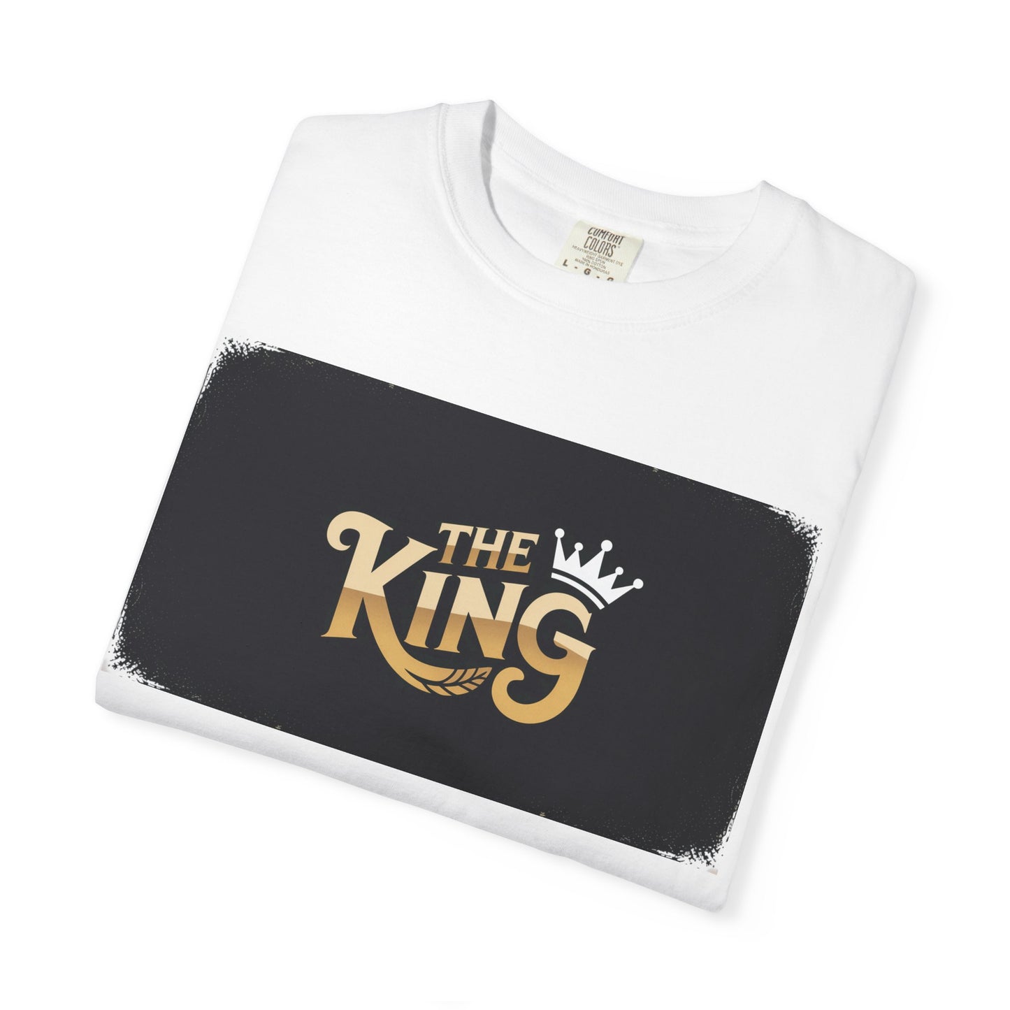 The King Garment-Dyed Unisex T-Shirt - Perfect for Father's Day, Birthdays, Casual Wear, Gifts for Him, Regal Style