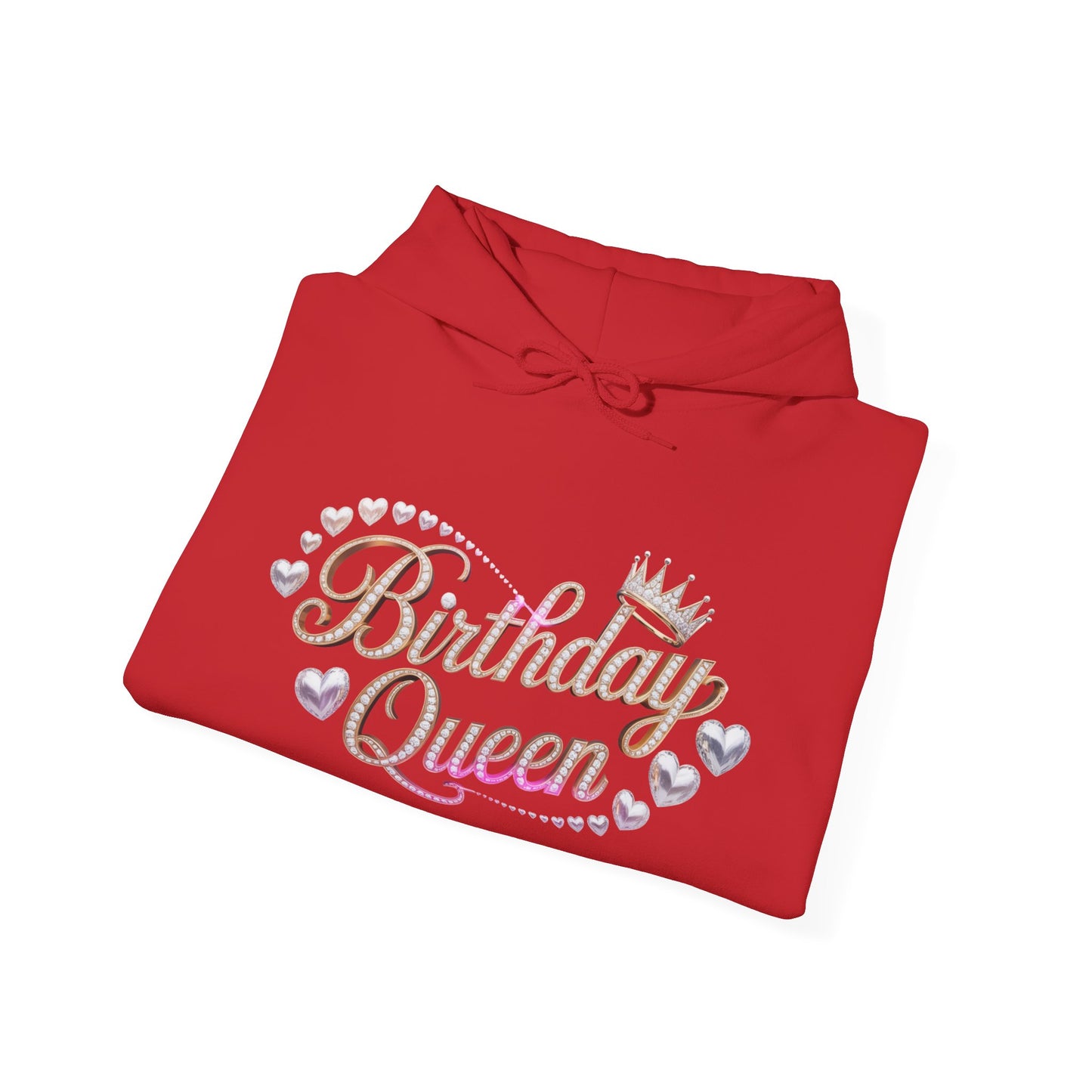 Birthday Queen Hoodie – Perfect for Birthdays, Celebration, Gift for Her, Fun & Cozy Fashion