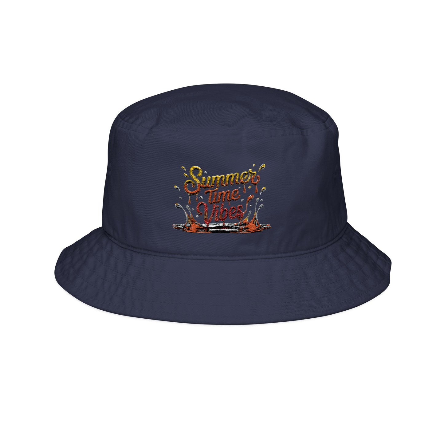 Summer Vibes Bucket Hat, Embroidered Sun Hat, Outdoor Fashion, Beach Accessories, Gift for Him and Her, Summer Party Essential