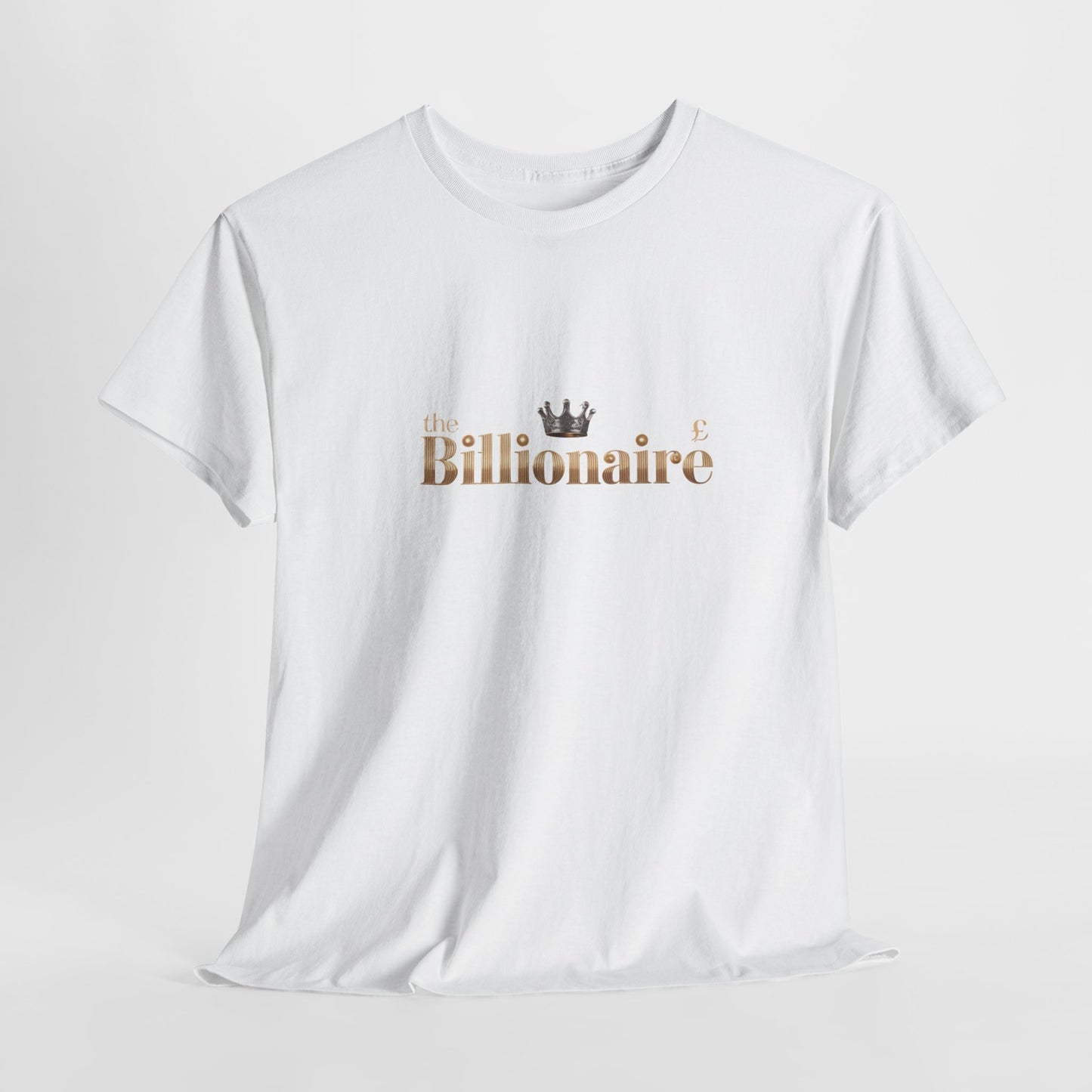 Billionaire Crown Tee | Unisex Cotton Shirt, Casual Wear, Gift for Entrepreneurs, Birthday Present, Fashion Staple