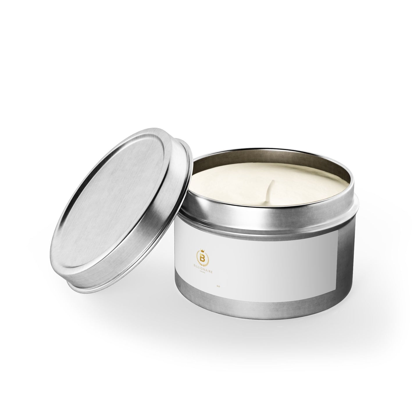 Custom Aromatherapy Tin Candles – Hand-Poured Coconut Soy Wax