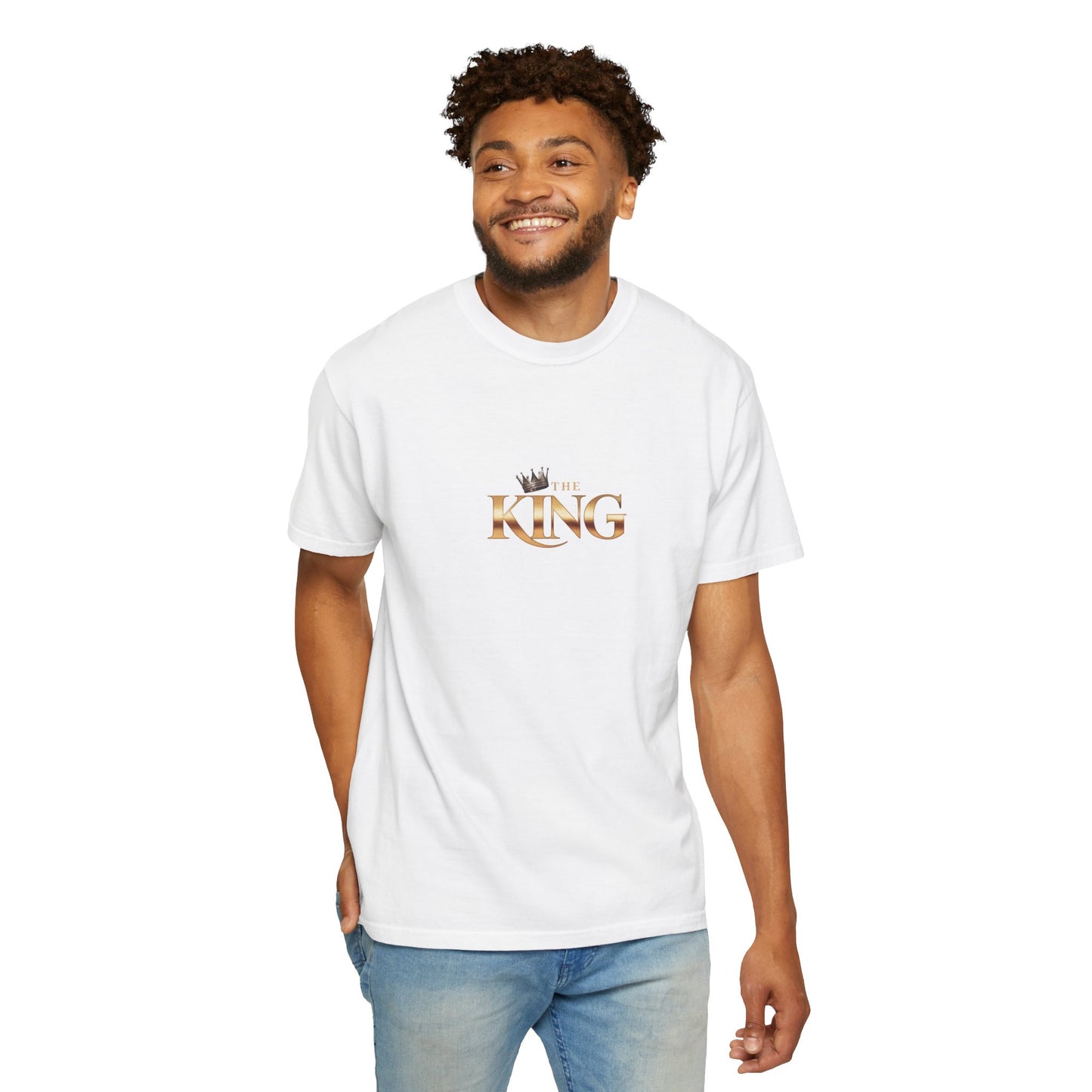 King Garment-Dyed T-Shirt - Unisex, Casual Wear, Birthday Gift, Men's Fashion, Royalty Theme