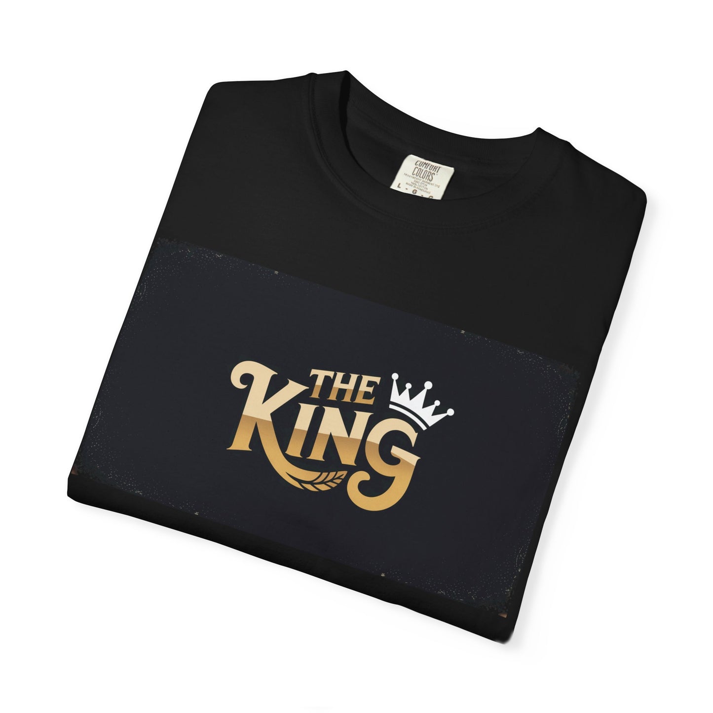 The King Garment-Dyed Unisex T-Shirt - Perfect for Father's Day, Birthdays, Casual Wear, Gifts for Him, Regal Style