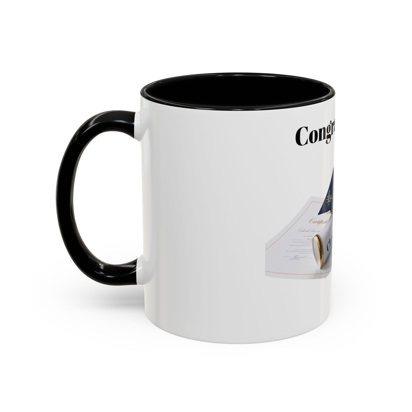 Accent Coffee Mug – Sip Bold. Live Loud.