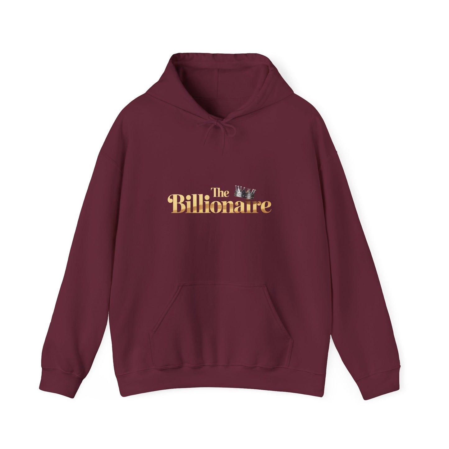 Billionaire Crown Hoodie, Unisex Sweatshirt, Cozy Layering, Perfect Gift for Entrepreneurs, Casual Wear, Birthday Gift, Trendy Fashion