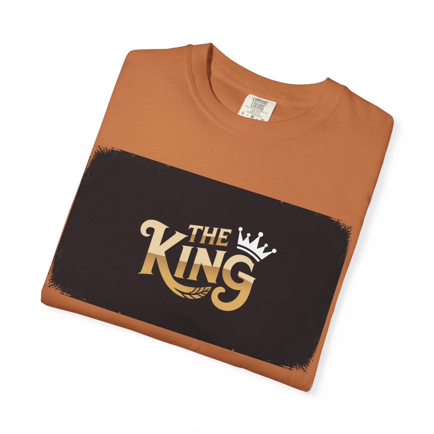 The King Garment-Dyed Unisex T-Shirt - Perfect for Father's Day, Birthdays, Casual Wear, Gifts for Him, Regal Style