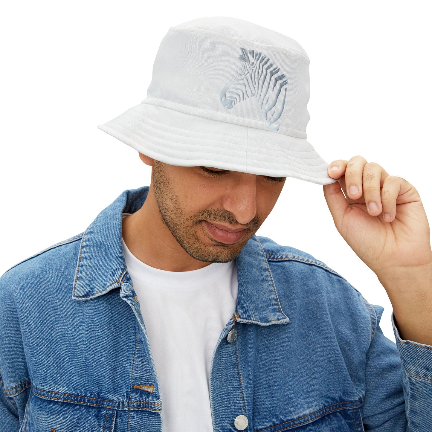 Zebra Print Bucket Hat, Stylish Sun Protection Hat, Unisex Summer Hat, Trendy Outdoor Hat, Perfect Gift for Animal Lovers