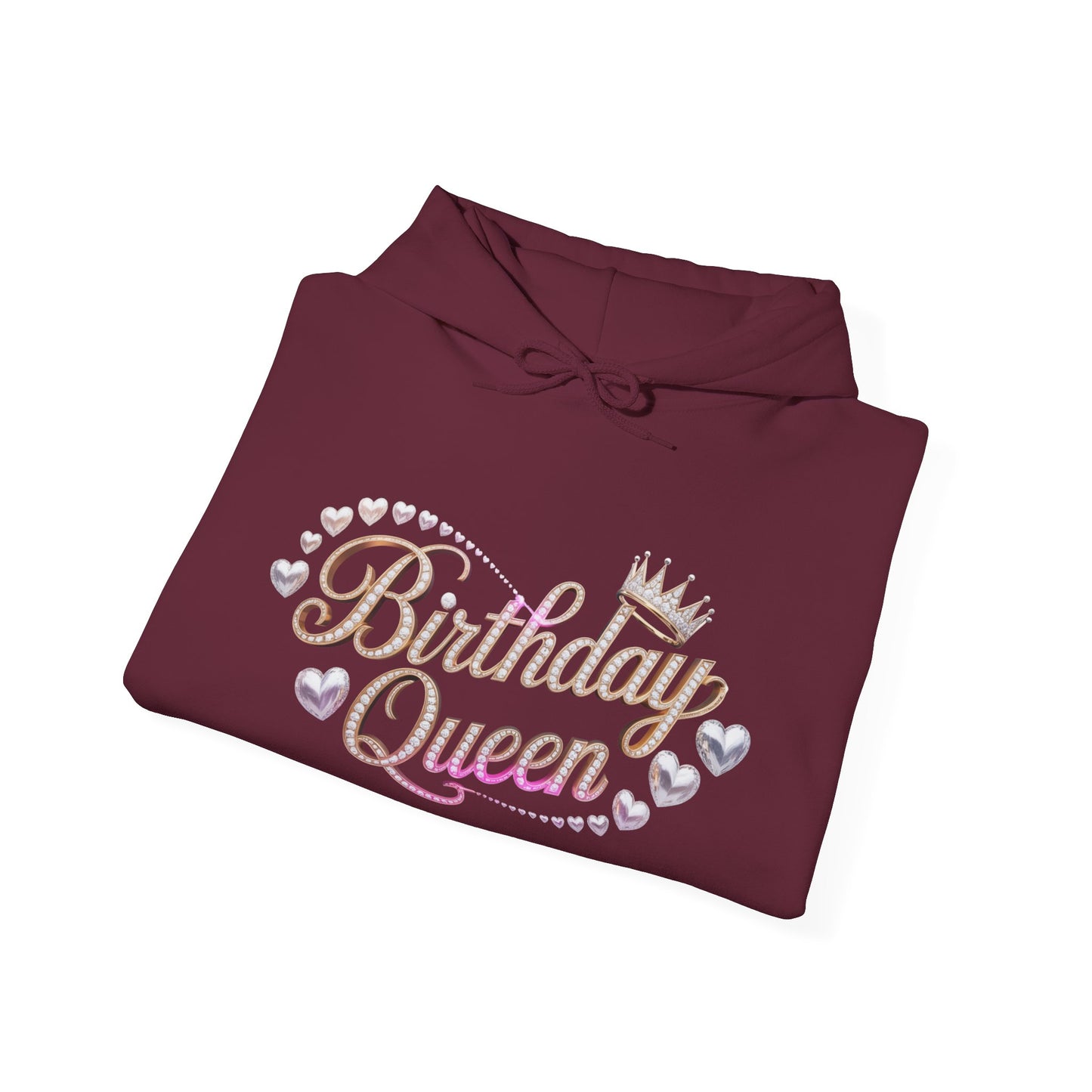 Birthday Queen Hoodie – Perfect for Birthdays, Celebration, Gift for Her, Fun & Cozy Fashion