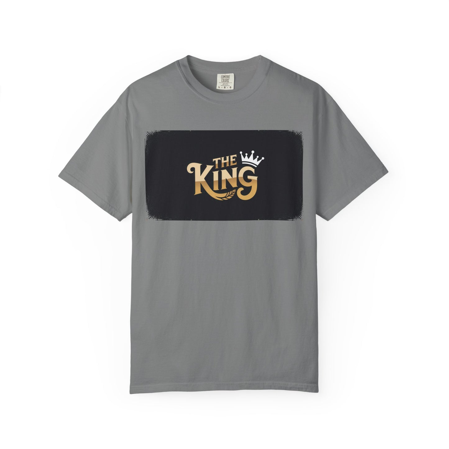 The King Garment-Dyed Unisex T-Shirt - Perfect for Father's Day, Birthdays, Casual Wear, Gifts for Him, Regal Style