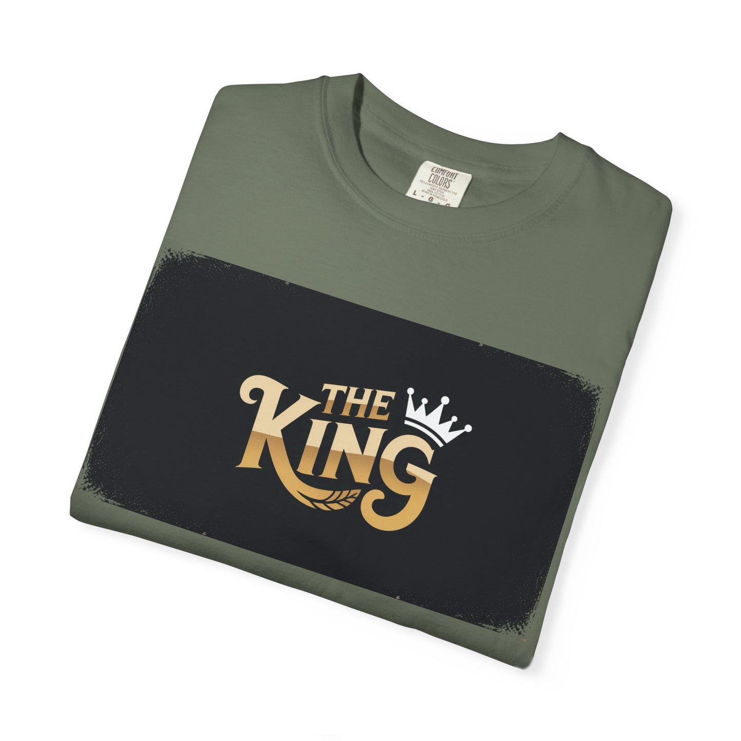 The King Garment-Dyed Unisex T-Shirt - Perfect for Father's Day, Birthdays, Casual Wear, Gifts for Him, Regal Style