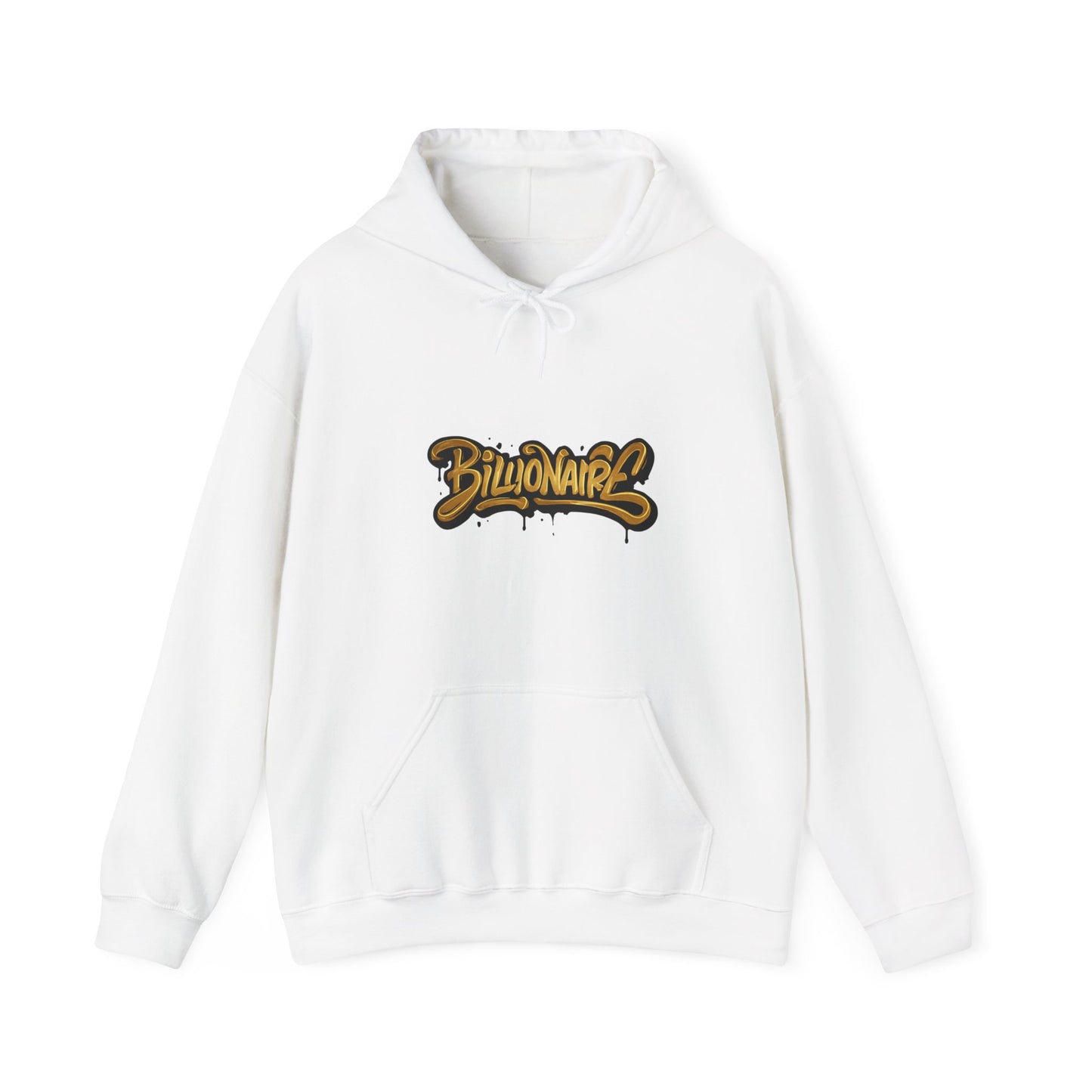 Billionaire Graffiti Hoodie - Urban Art Sweatshirt, Streetwear Fashion, Trendy Casual Wear.