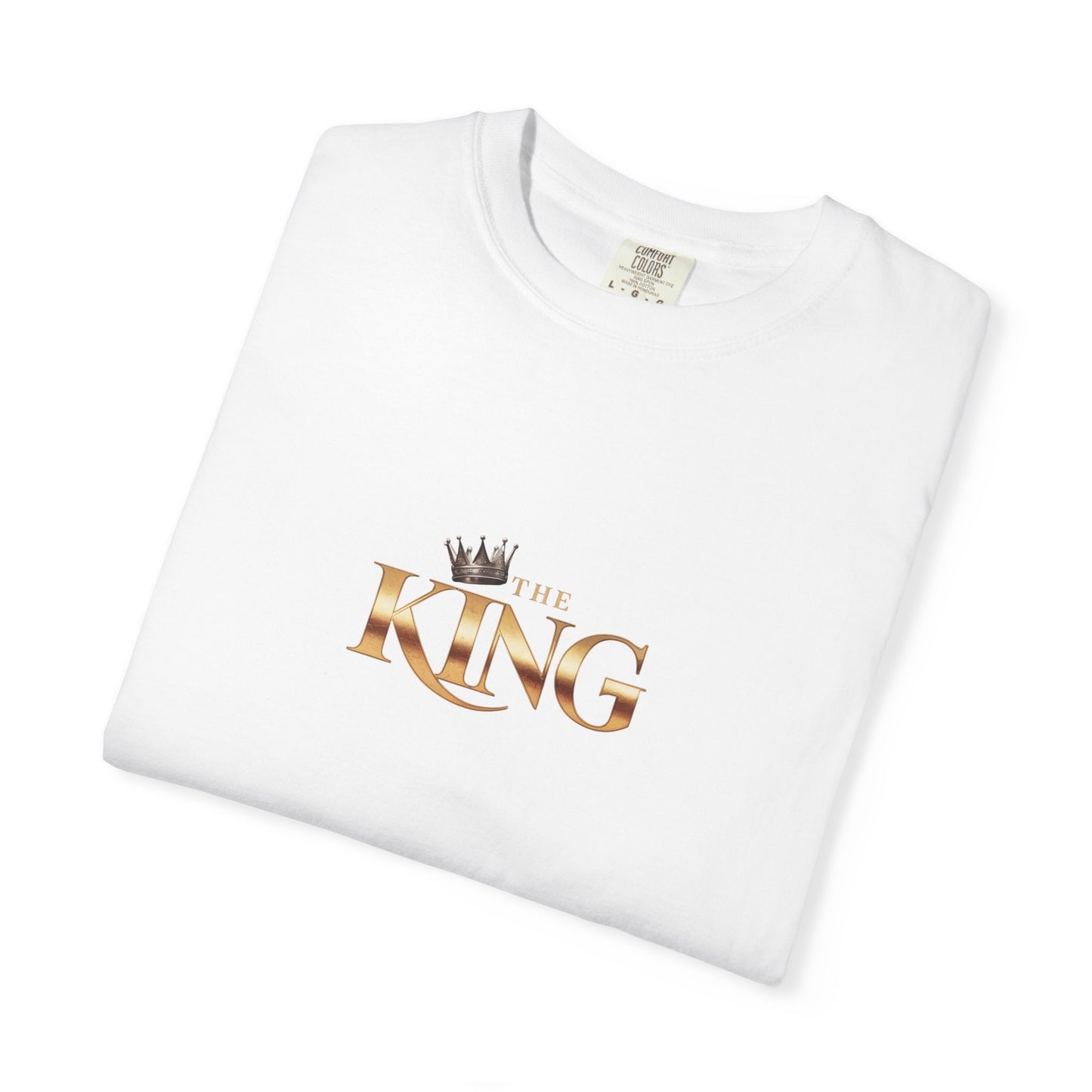 King Garment-Dyed T-Shirt - Unisex, Casual Wear, Birthday Gift, Men's Fashion, Royalty Theme