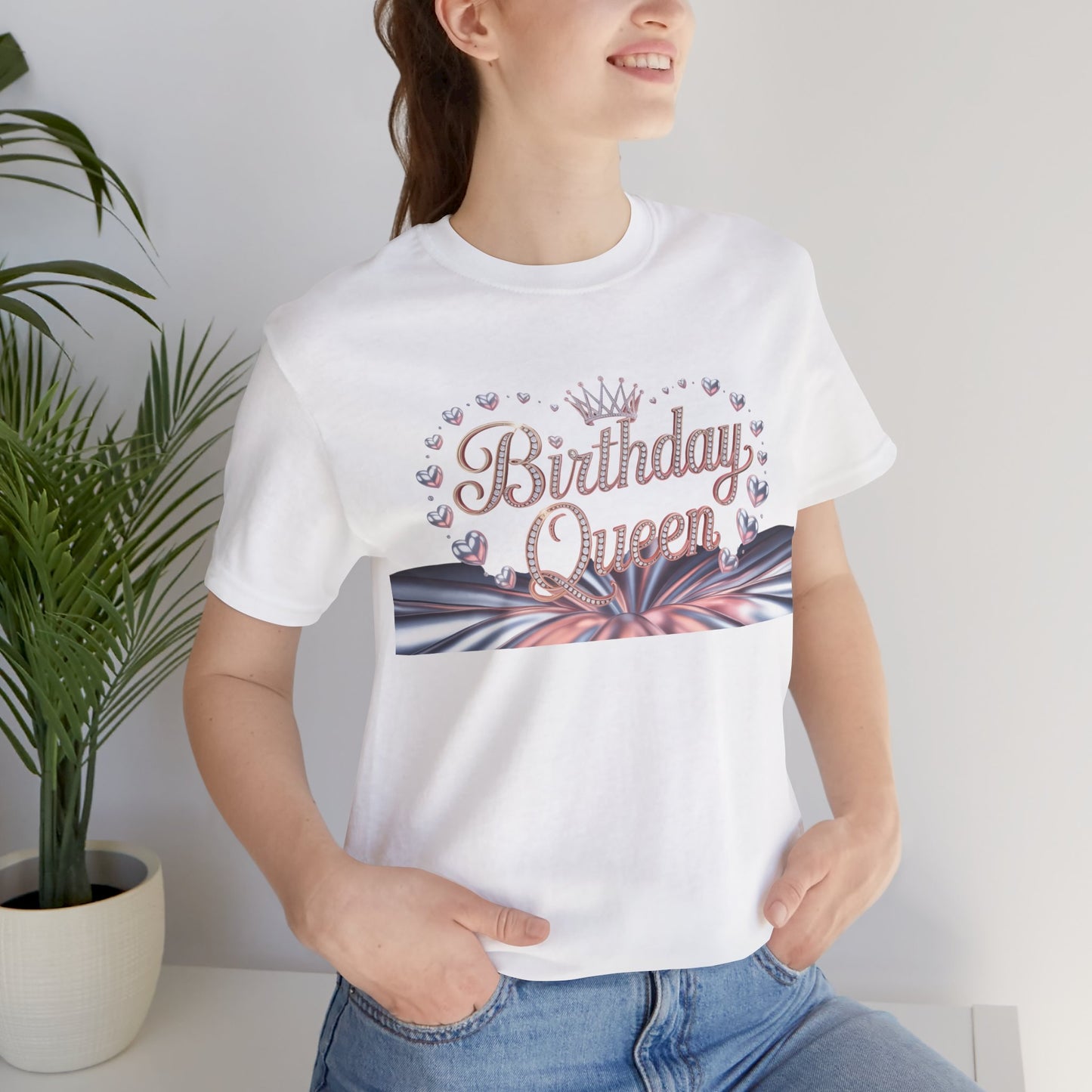 Birthday Queen Tee, Birthday Gift for Her, Unisex Party Shirt, Women’s Casual Wear, Celebration Outfit, Festival Apparel