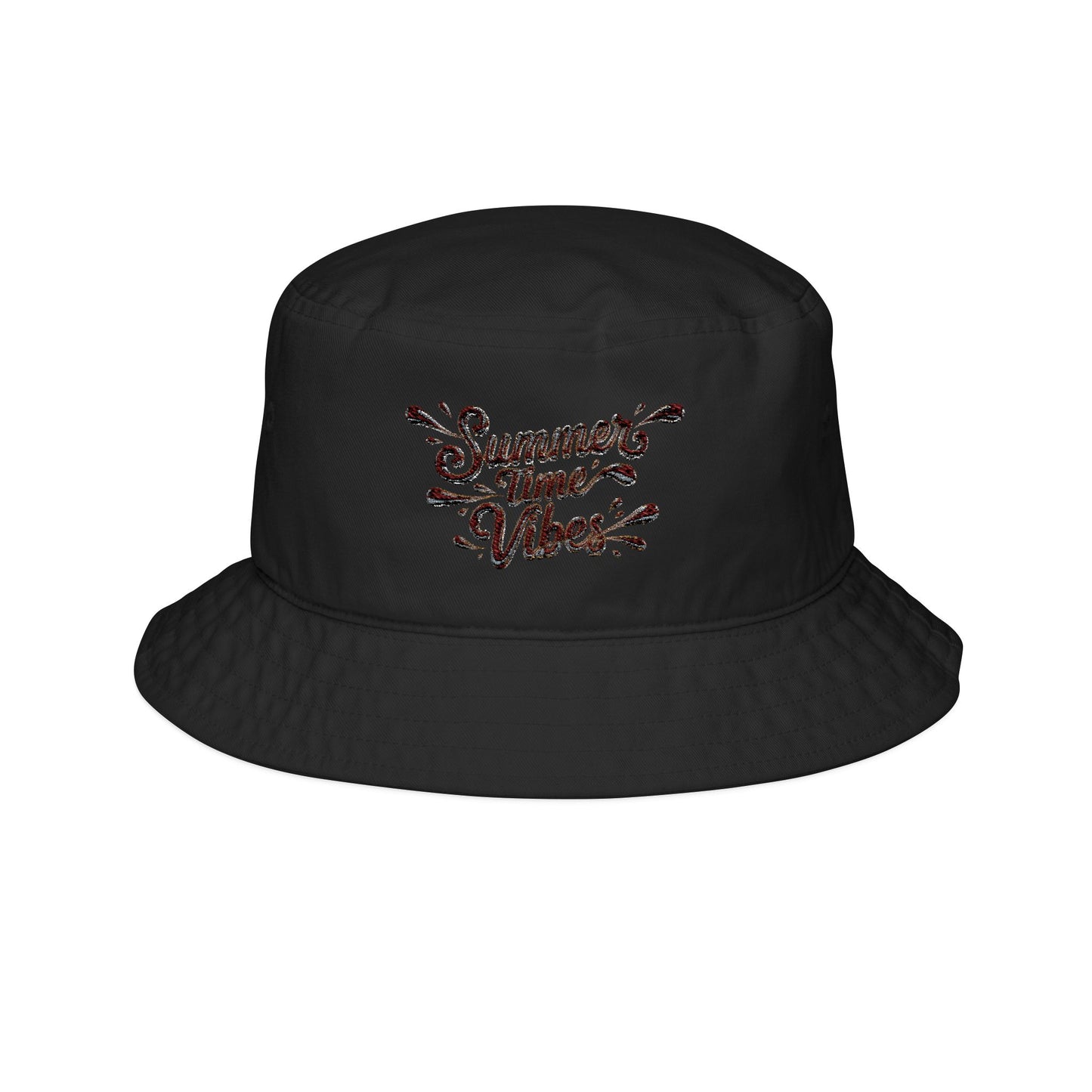 Stylish Summer Bucket Hat | Embroidered 'Summer Vibes' | Perfect for Festivals, Beach Days, Casual Outings, Gifts