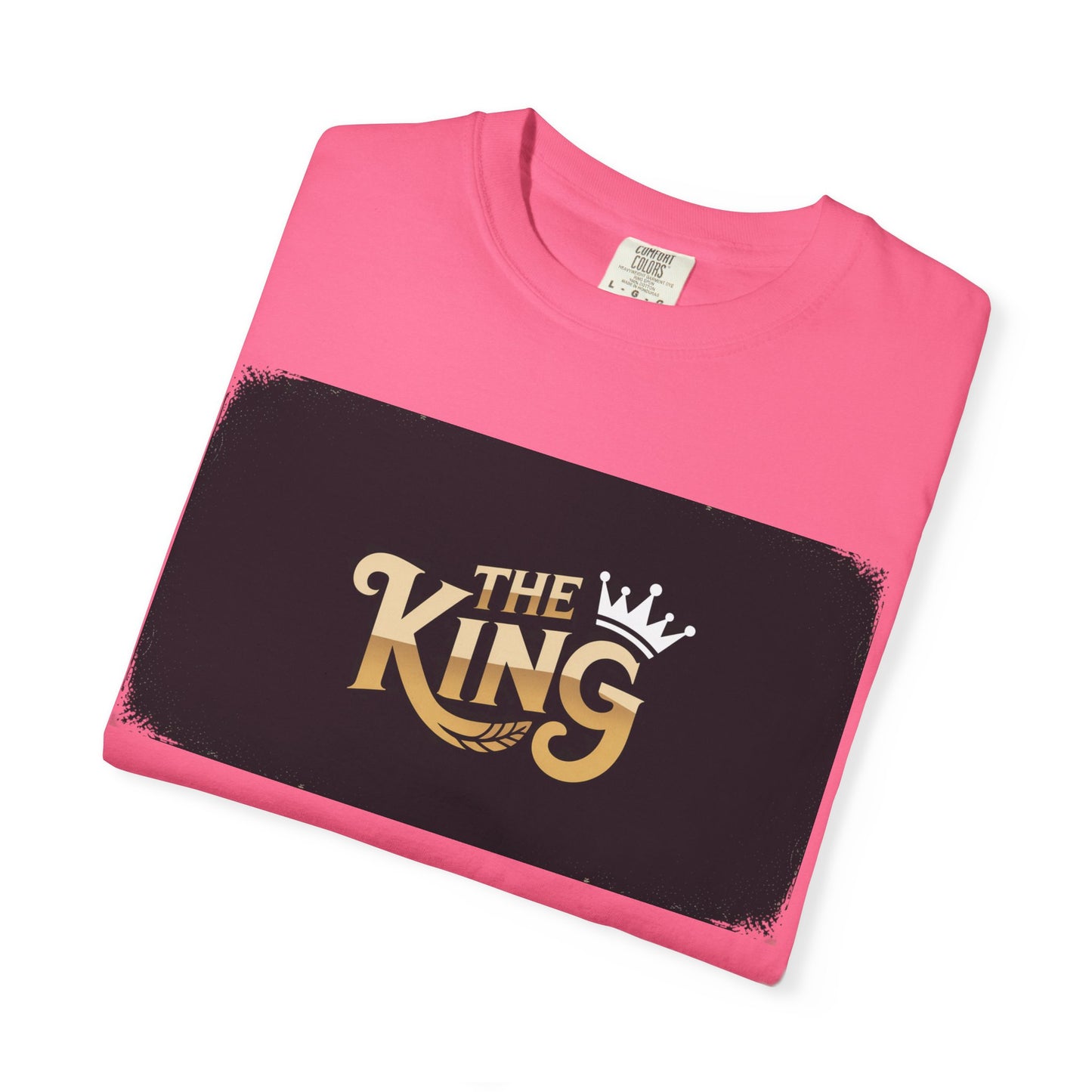 The King Garment-Dyed Unisex T-Shirt - Perfect for Father's Day, Birthdays, Casual Wear, Gifts for Him, Regal Style