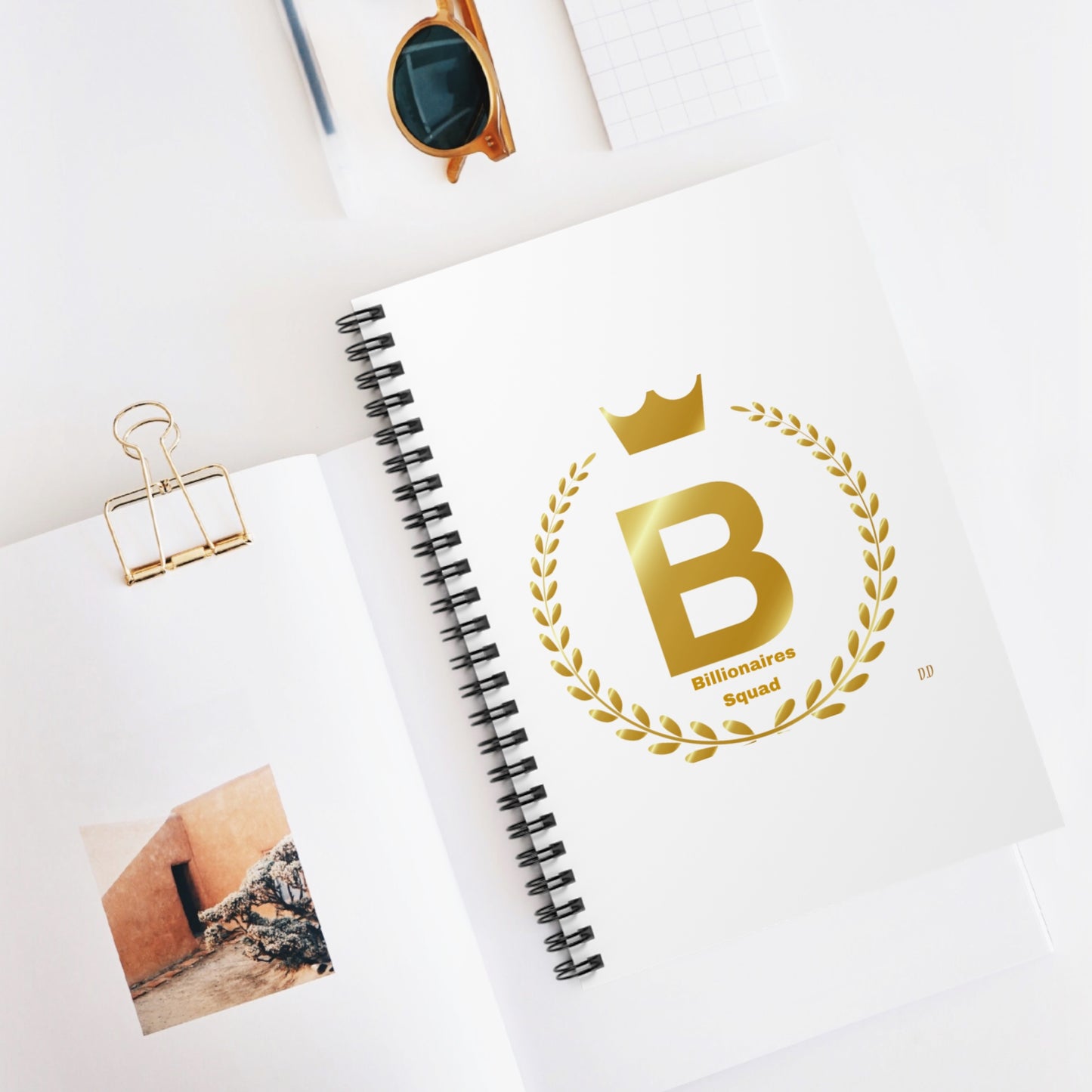 Ambition Meets Aesthetic – Custom Spiral Notebook for Dreams in Motion