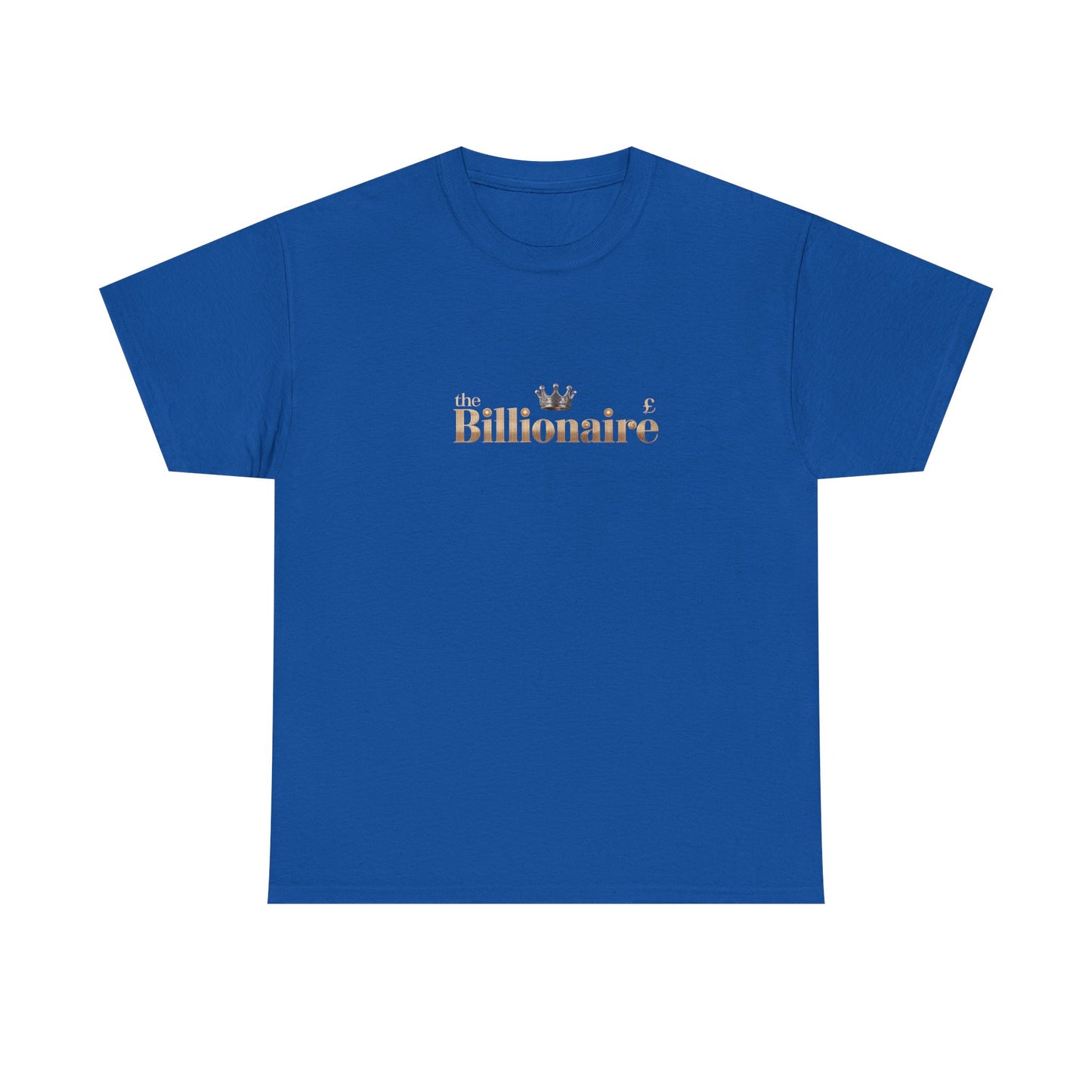 Billionaire Crown Tee | Unisex Cotton Shirt, Casual Wear, Gift for Entrepreneurs, Birthday Present, Fashion Staple