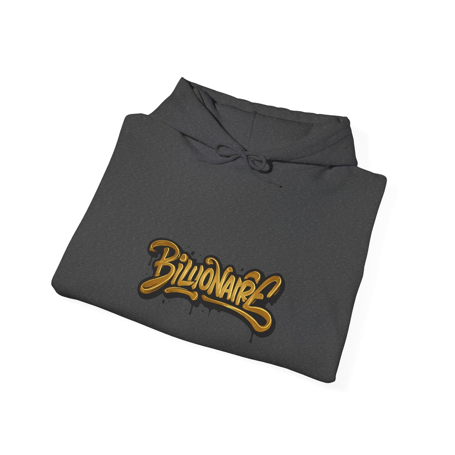 Billionaire Graffiti Hoodie - Urban Art Sweatshirt, Streetwear Fashion, Trendy Casual Wear.