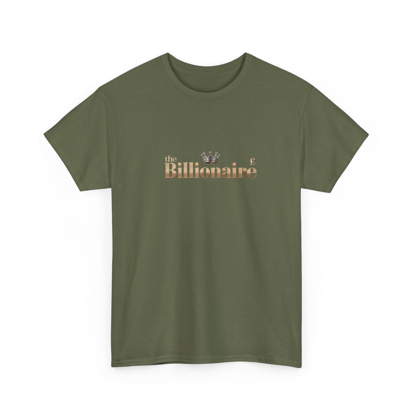Billionaire Crown Tee | Unisex Cotton Shirt, Casual Wear, Gift for Entrepreneurs, Birthday Present, Fashion Staple
