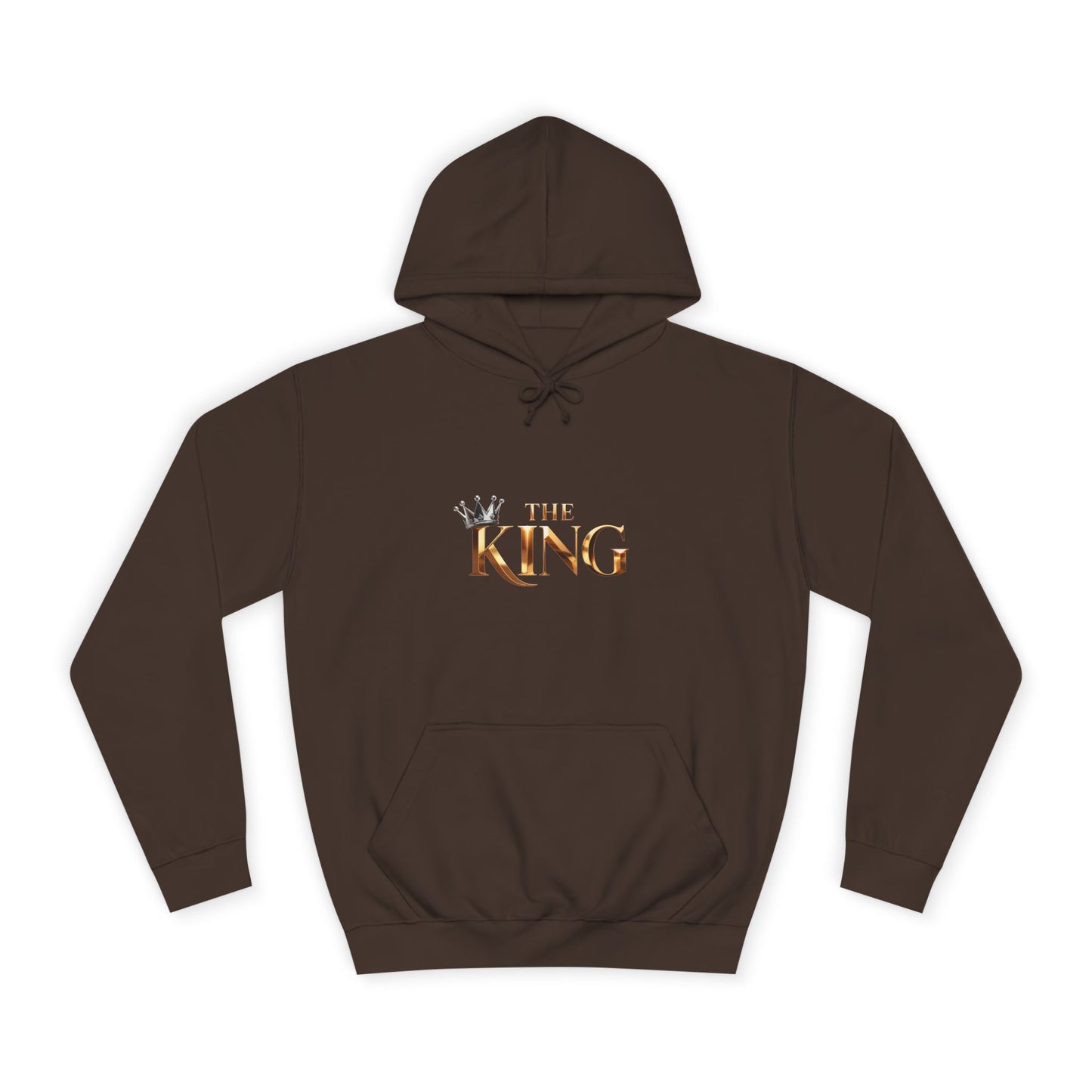 Cool Unisex College Hoodie with 'King' Print, Perfect for Students, Gifts, Casual Wear, College Events, Street Style
