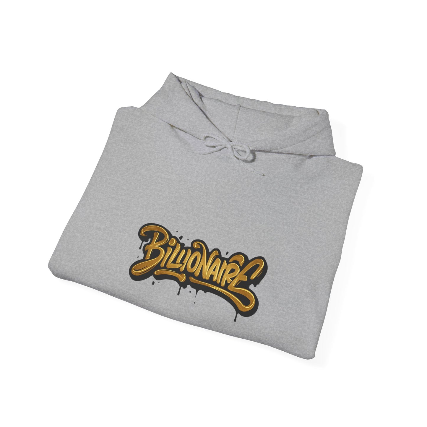 Billionaire Graffiti Hoodie - Urban Art Sweatshirt, Streetwear Fashion, Trendy Casual Wear.