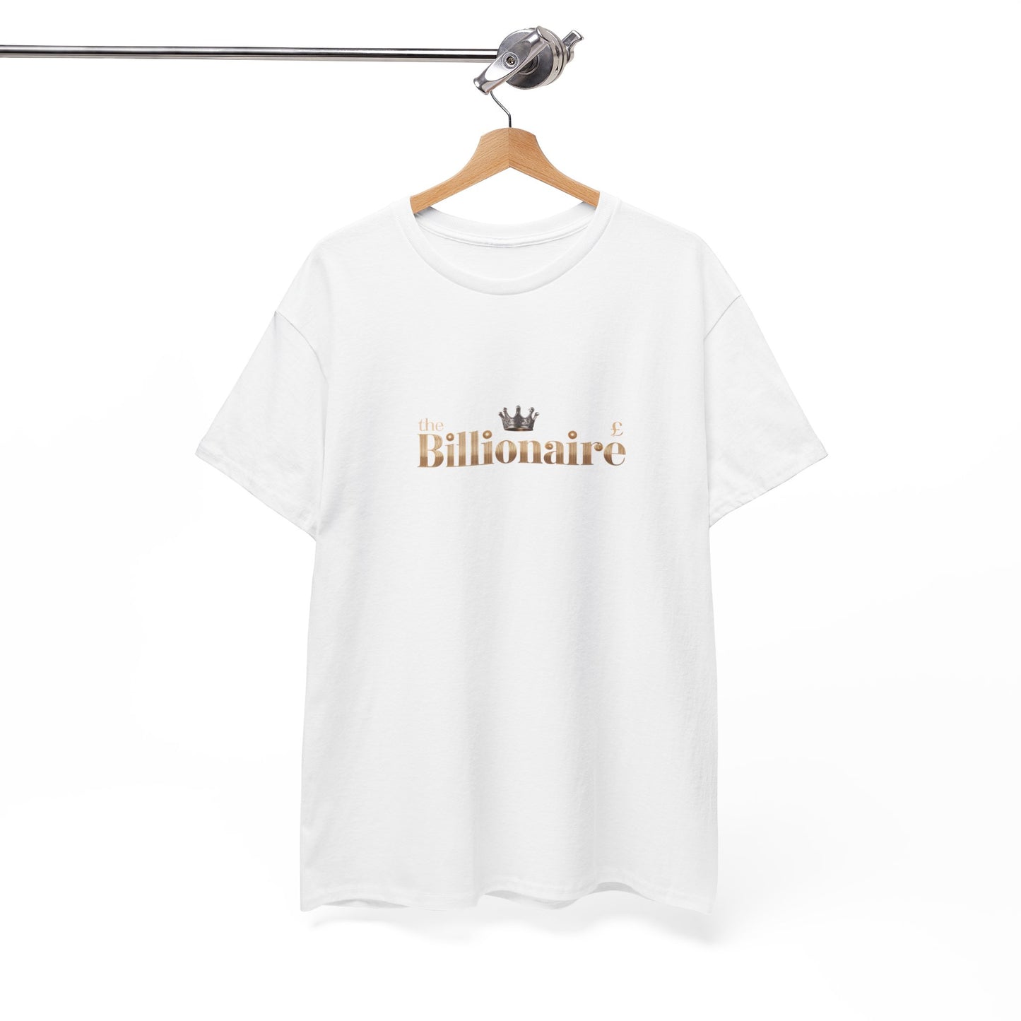 Billionaire Crown Tee | Unisex Cotton Shirt, Casual Wear, Gift for Entrepreneurs, Birthday Present, Fashion Staple