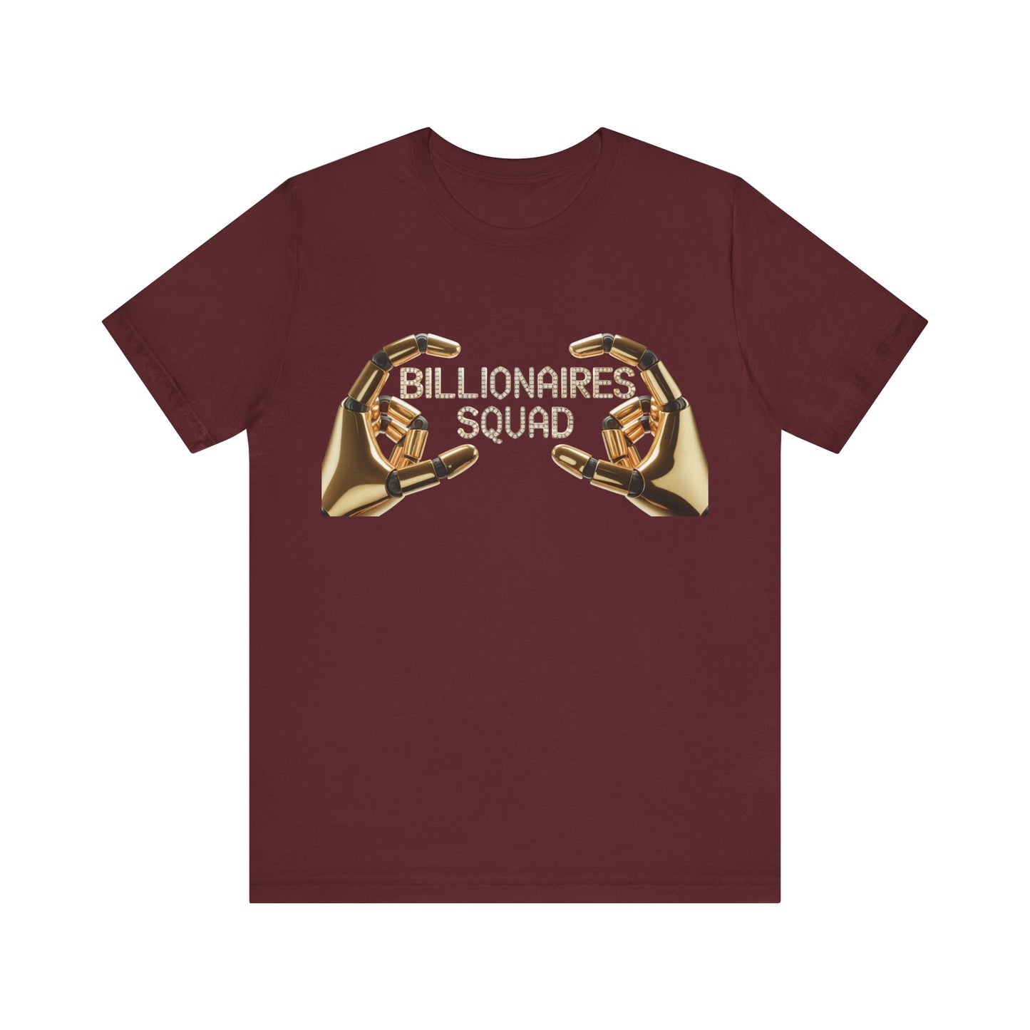 Billionaires Squad Graphic Tee, Unisex Jersey T-Shirt, Casual Wear, Gift for Entrepreneurs, Trendy Streetwear