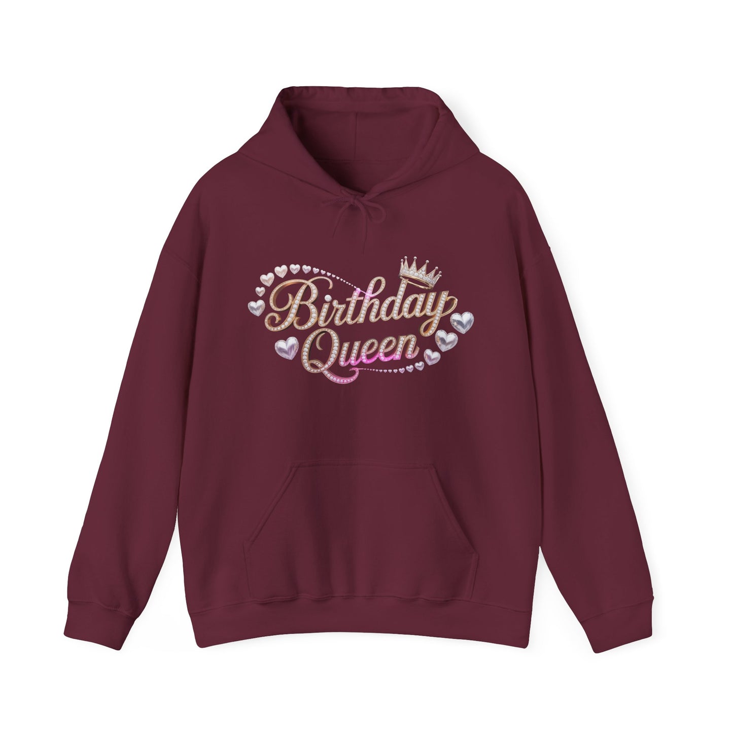 Birthday Queen Hoodie – Perfect for Birthdays, Celebration, Gift for Her, Fun & Cozy Fashion