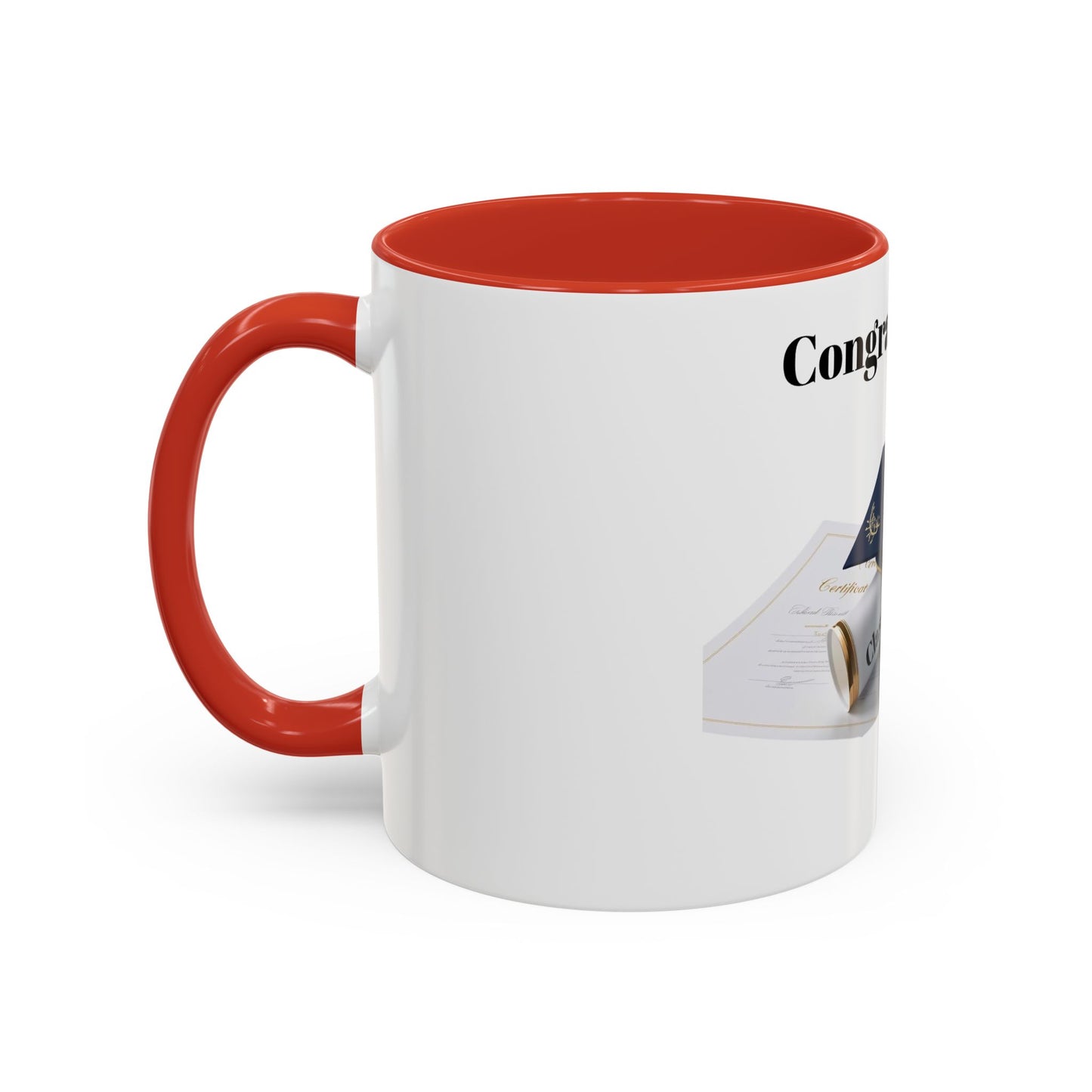 Accent Coffee Mug – Sip Bold. Live Loud.