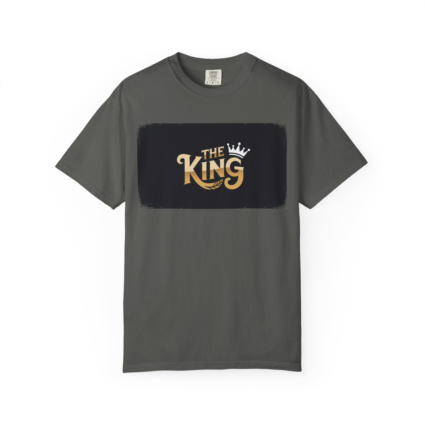 The King Garment-Dyed Unisex T-Shirt - Perfect for Father's Day, Birthdays, Casual Wear, Gifts for Him, Regal Style