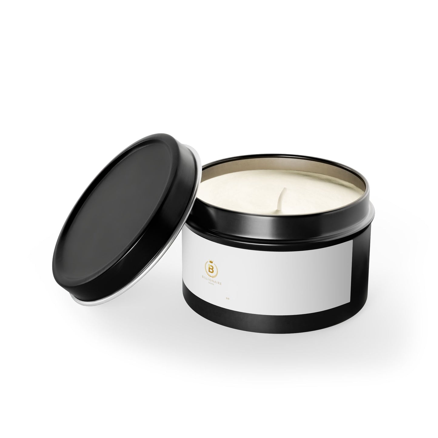 Custom Aromatherapy Tin Candles – Hand-Poured Coconut Soy Wax