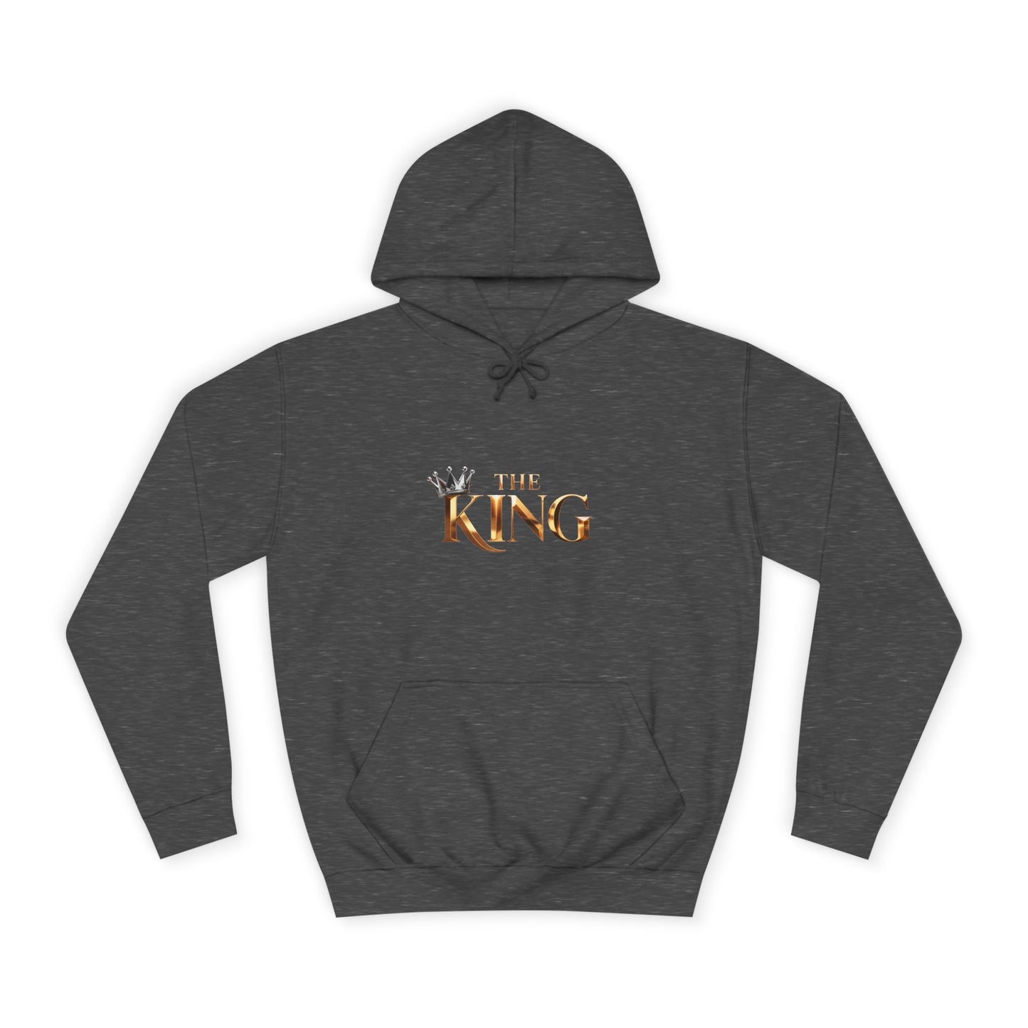 Cool Unisex College Hoodie with 'King' Print, Perfect for Students, Gifts, Casual Wear, College Events, Street Style