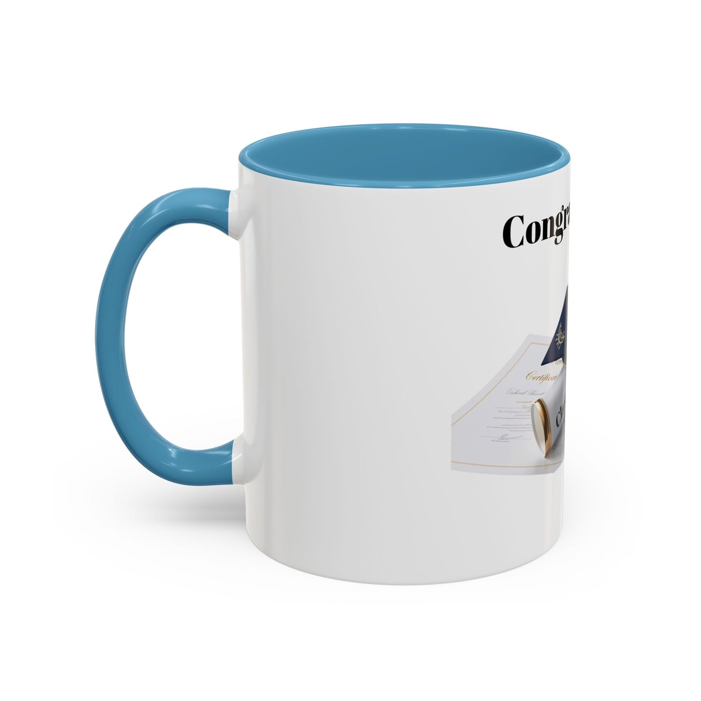 Accent Coffee Mug – Sip Bold. Live Loud.