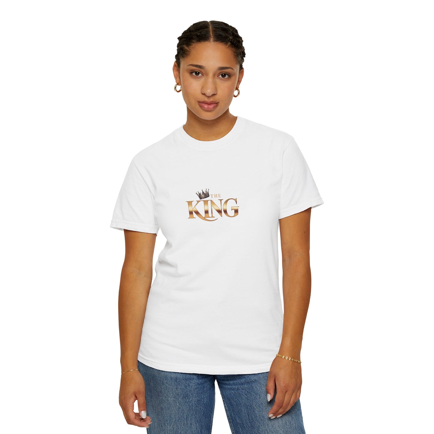 King Garment-Dyed T-Shirt - Unisex, Casual Wear, Birthday Gift, Men's Fashion, Royalty Theme