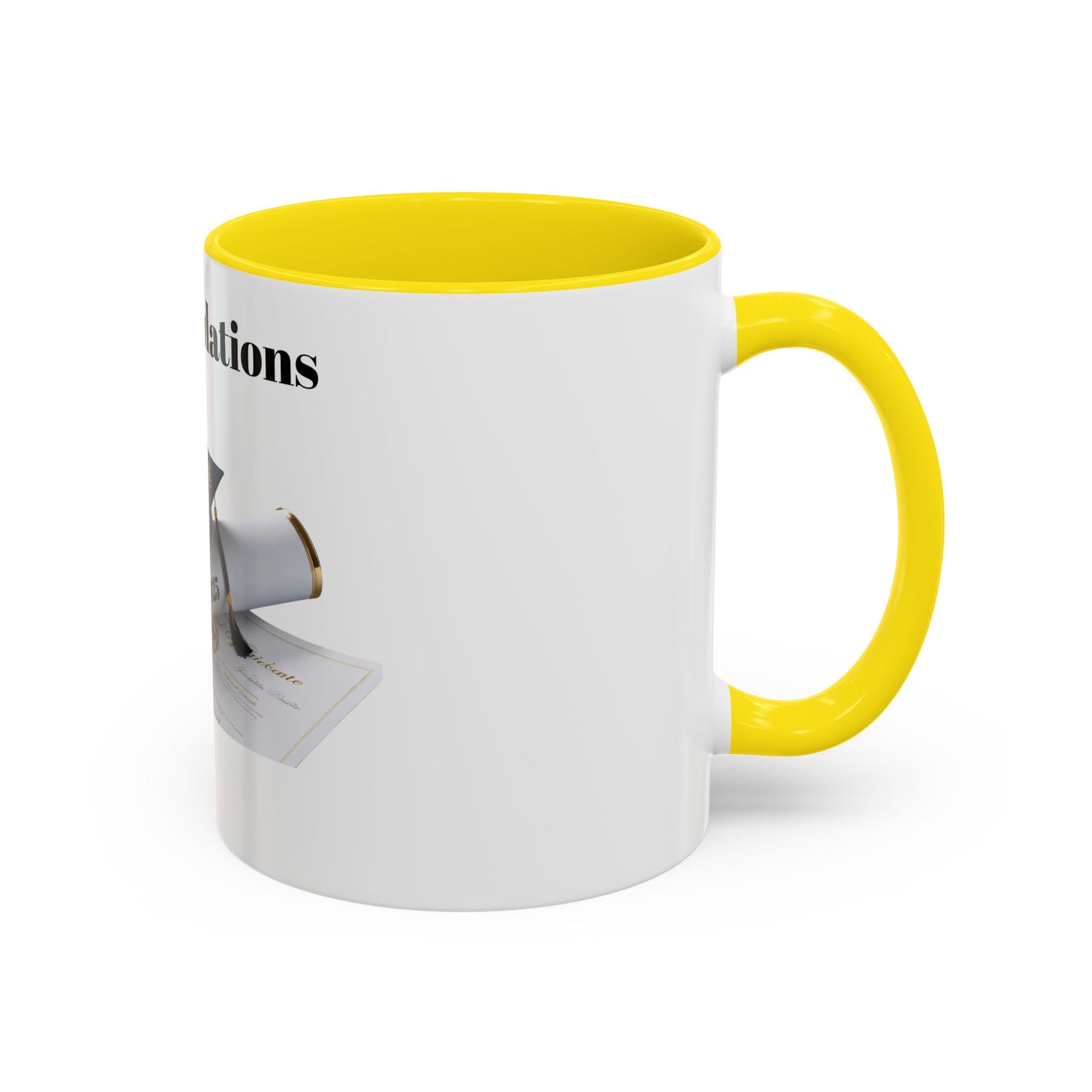 Accent Coffee Mug – Sip Bold. Live Loud.