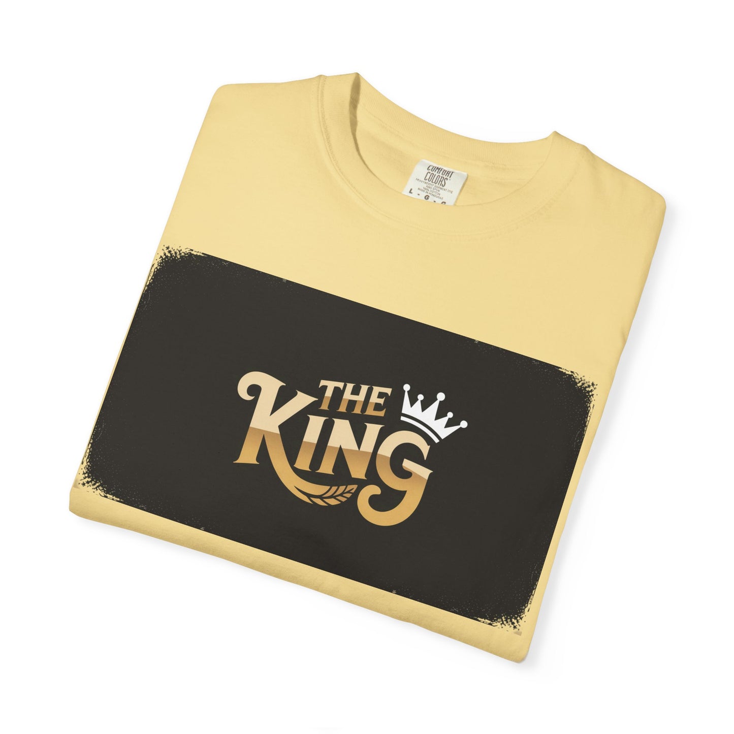 The King Garment-Dyed Unisex T-Shirt - Perfect for Father's Day, Birthdays, Casual Wear, Gifts for Him, Regal Style