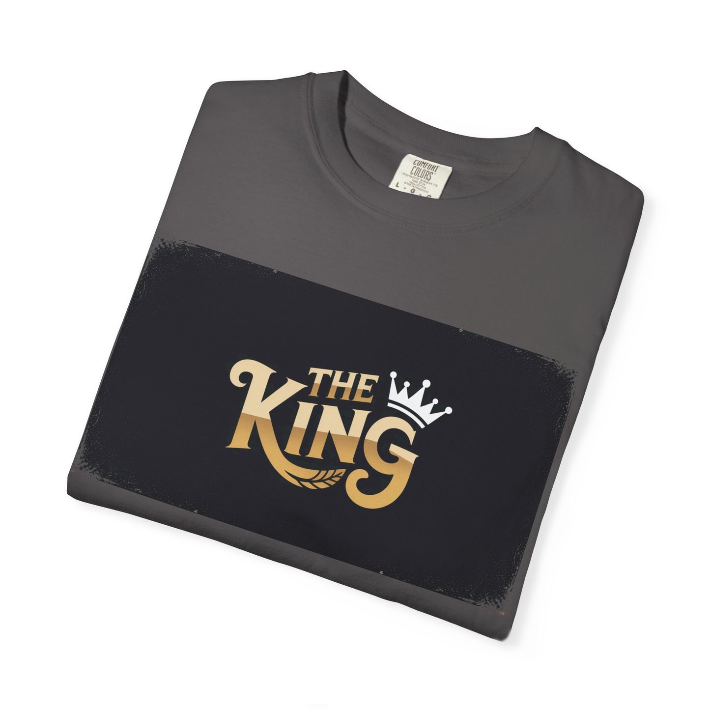 The King Garment-Dyed Unisex T-Shirt - Perfect for Father's Day, Birthdays, Casual Wear, Gifts for Him, Regal Style