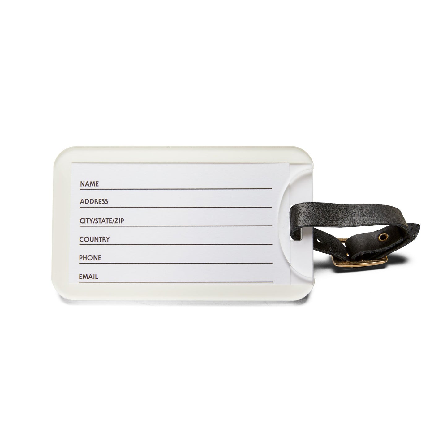 Personalised Acrylic Luggage Tag – Travel in Style & Stay Organised