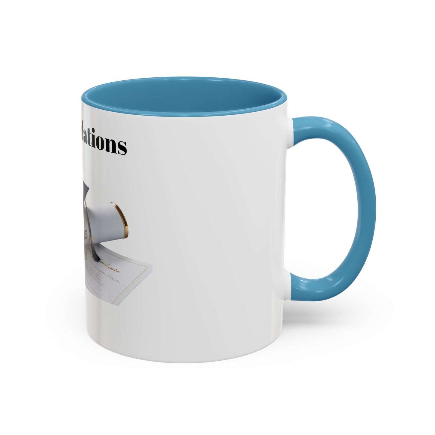 Accent Coffee Mug – Sip Bold. Live Loud.